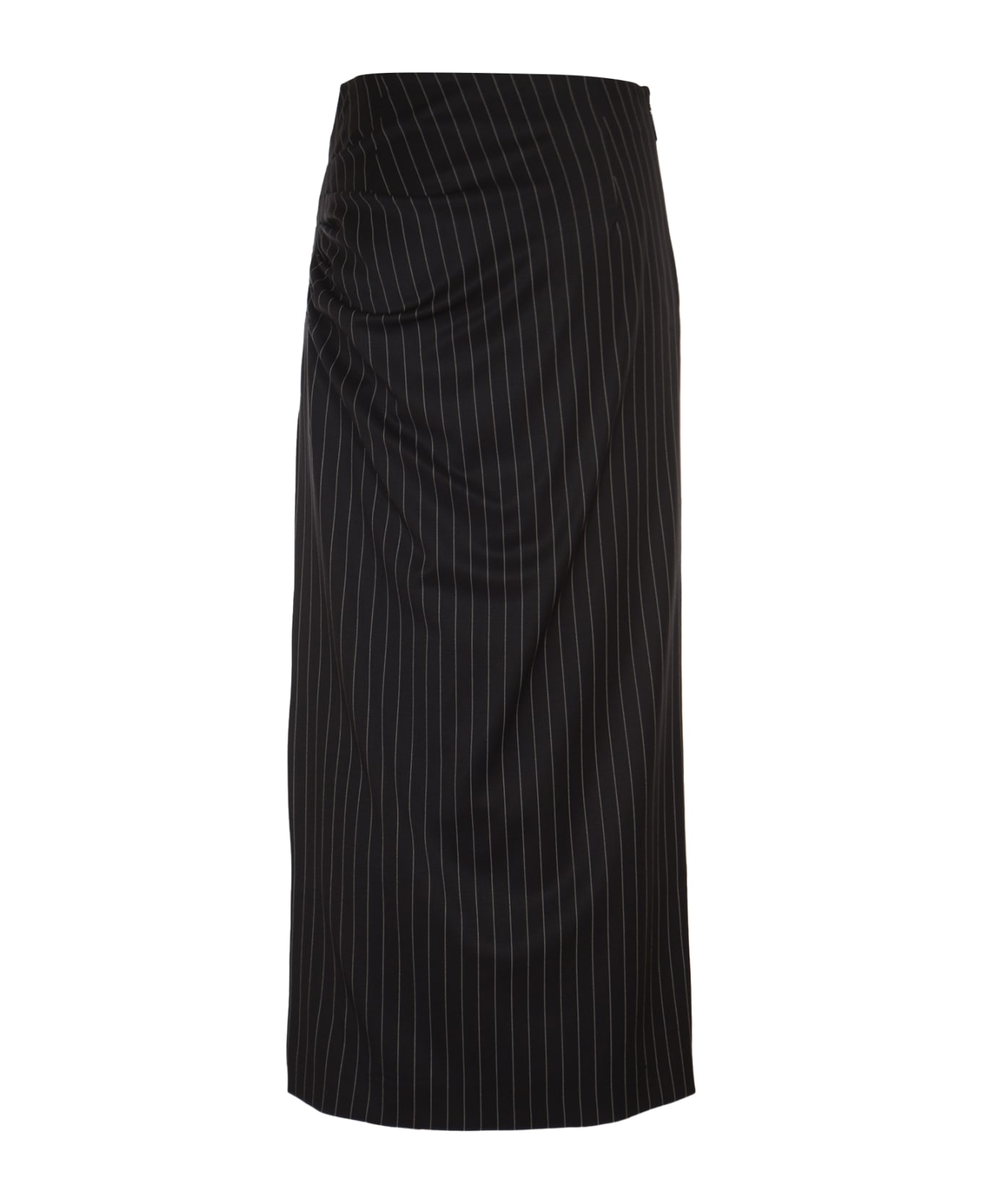 MSGM Pinstripe Skirt - Navy