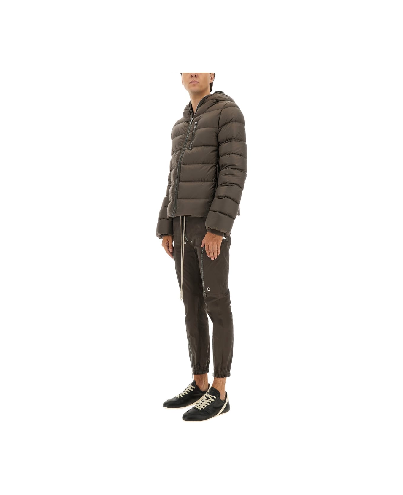 Rick Owens Down Jacket "gimp" - GREY
