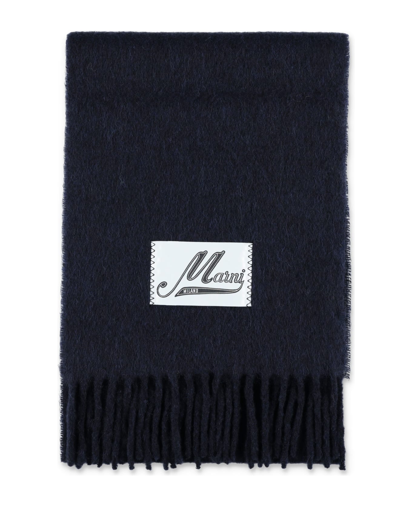 Marni Mohair Scarf - Blu black スカーフ＆ストール