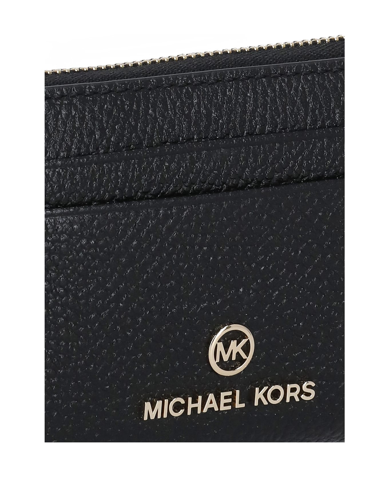 Michael Kors Grainy Leather Wallet - BLACK