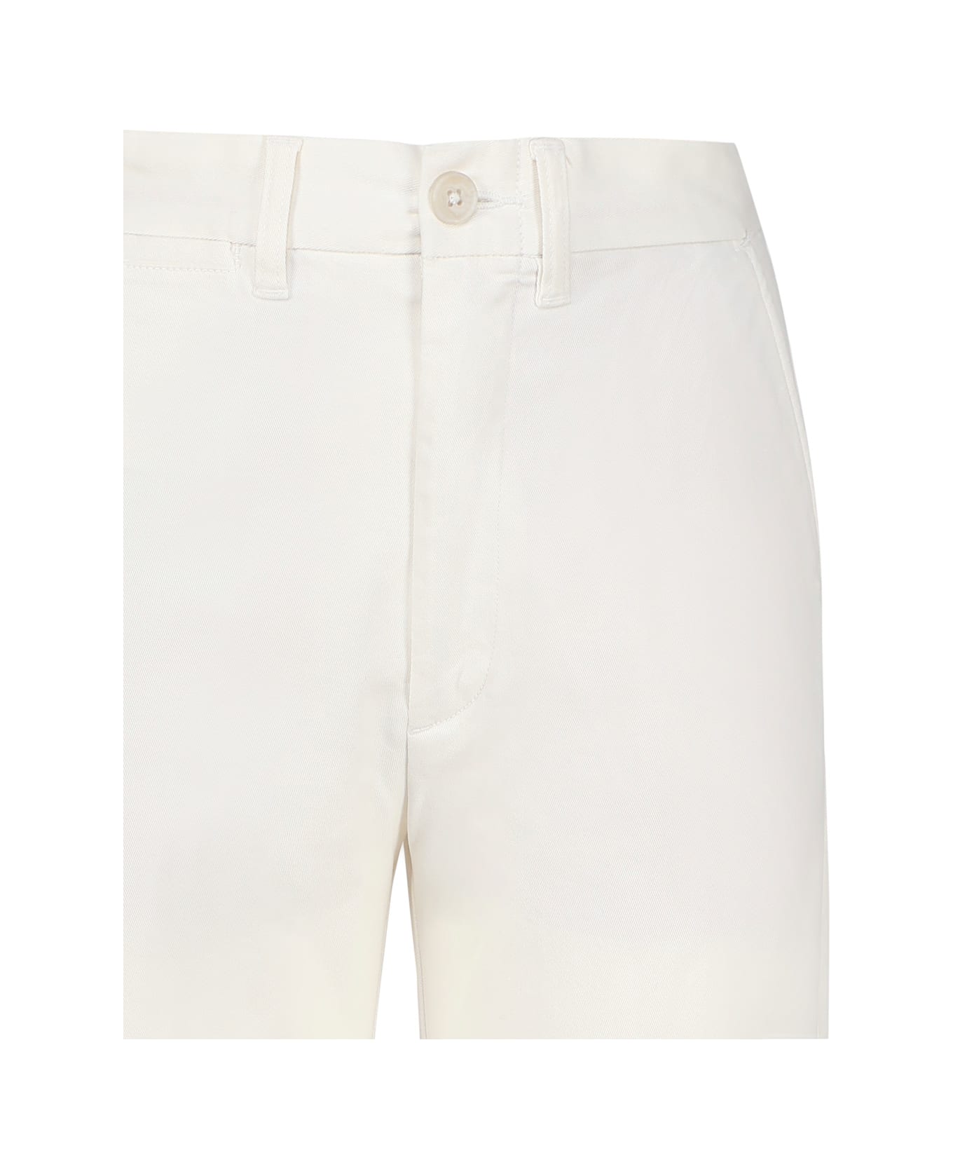 Ralph Lauren Flared Cropped Trousers - Warm White ボトムス