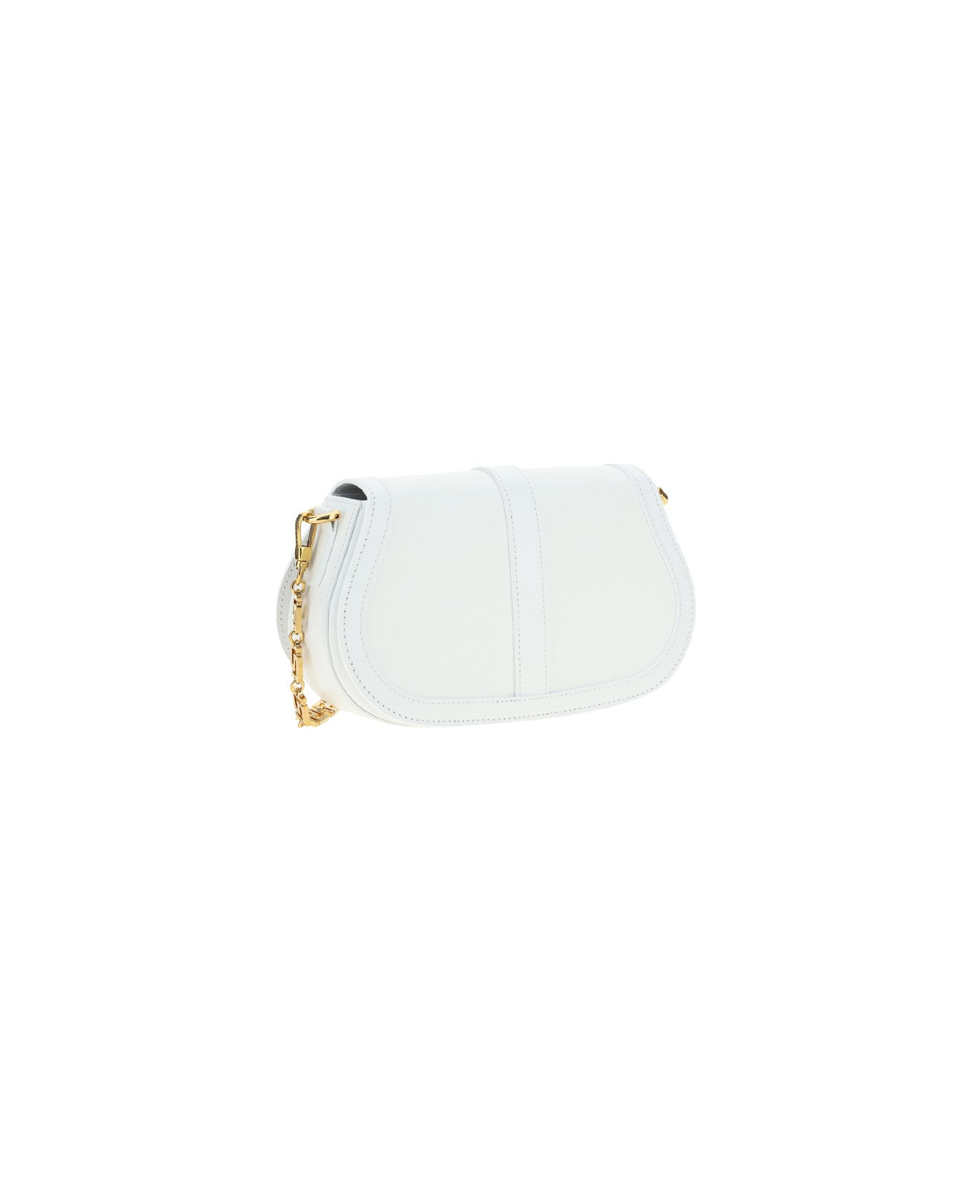 Versace Greca Goddess Shoulder Bag - Bianco Ottico-oro Versace