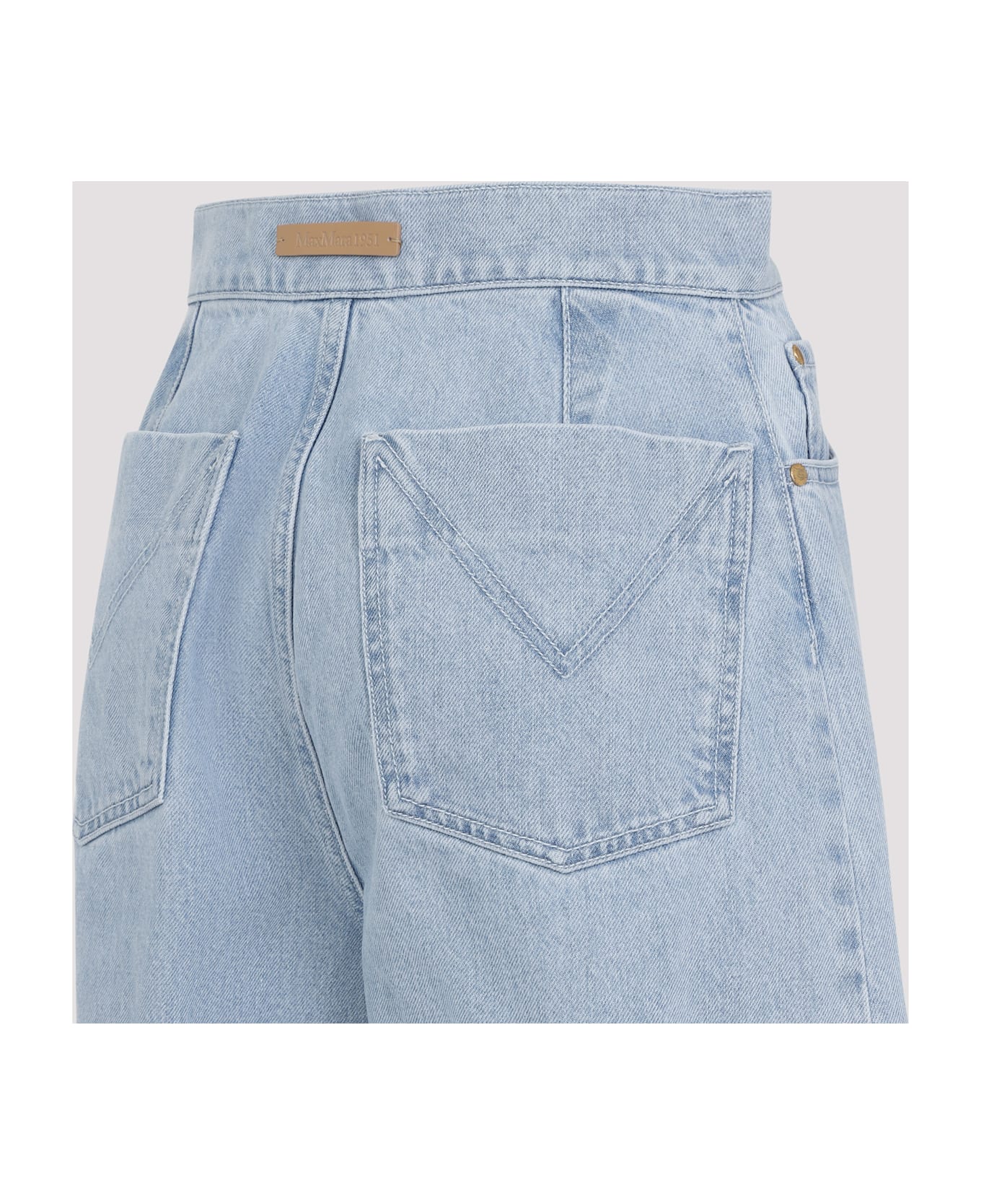 Max Mara Affari Wide Leg Jeans - Chiaro Pulito
