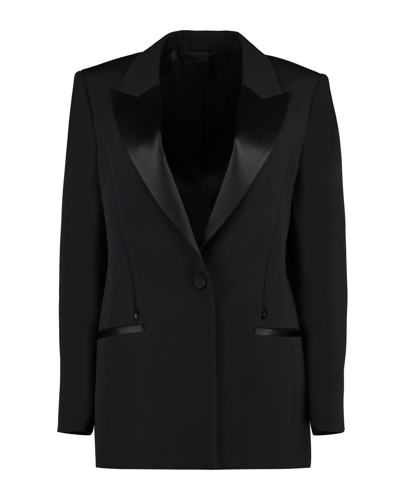 Givenchy Wool Single-breasted Blazer - black