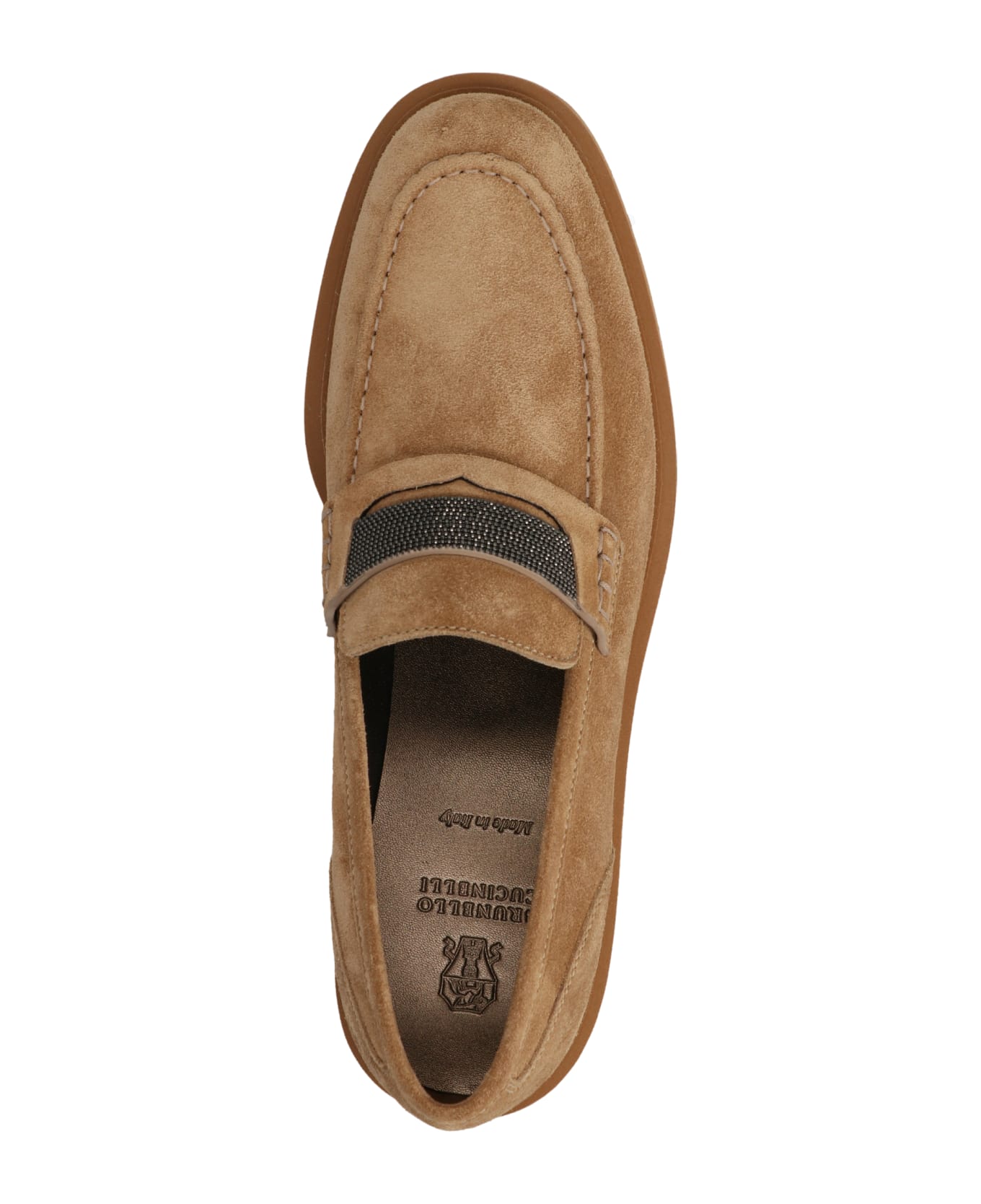 Brunello Cucinelli 'monile' Loafers - Brown