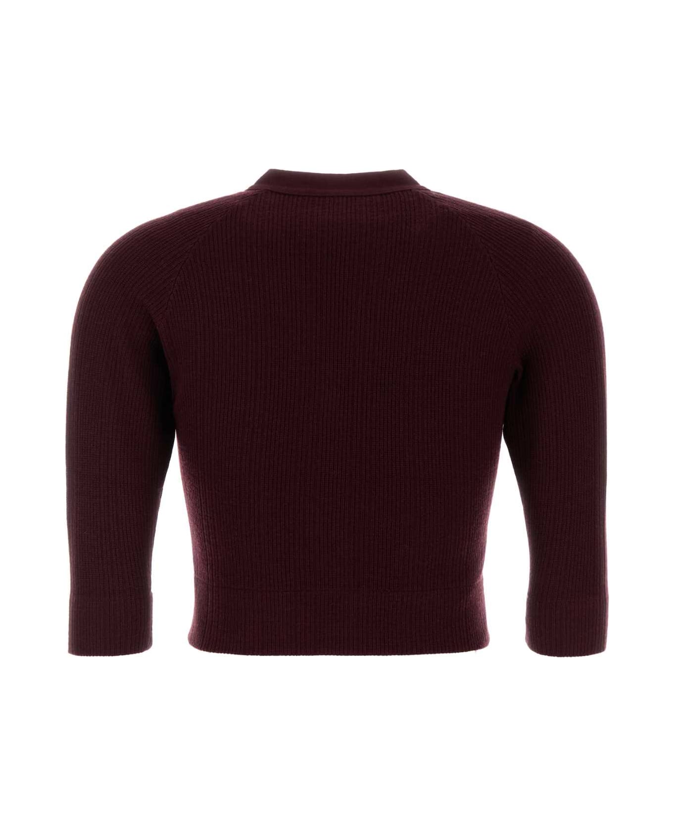Chloé Grape Wool Cardigan - OBSCUREPURPLE