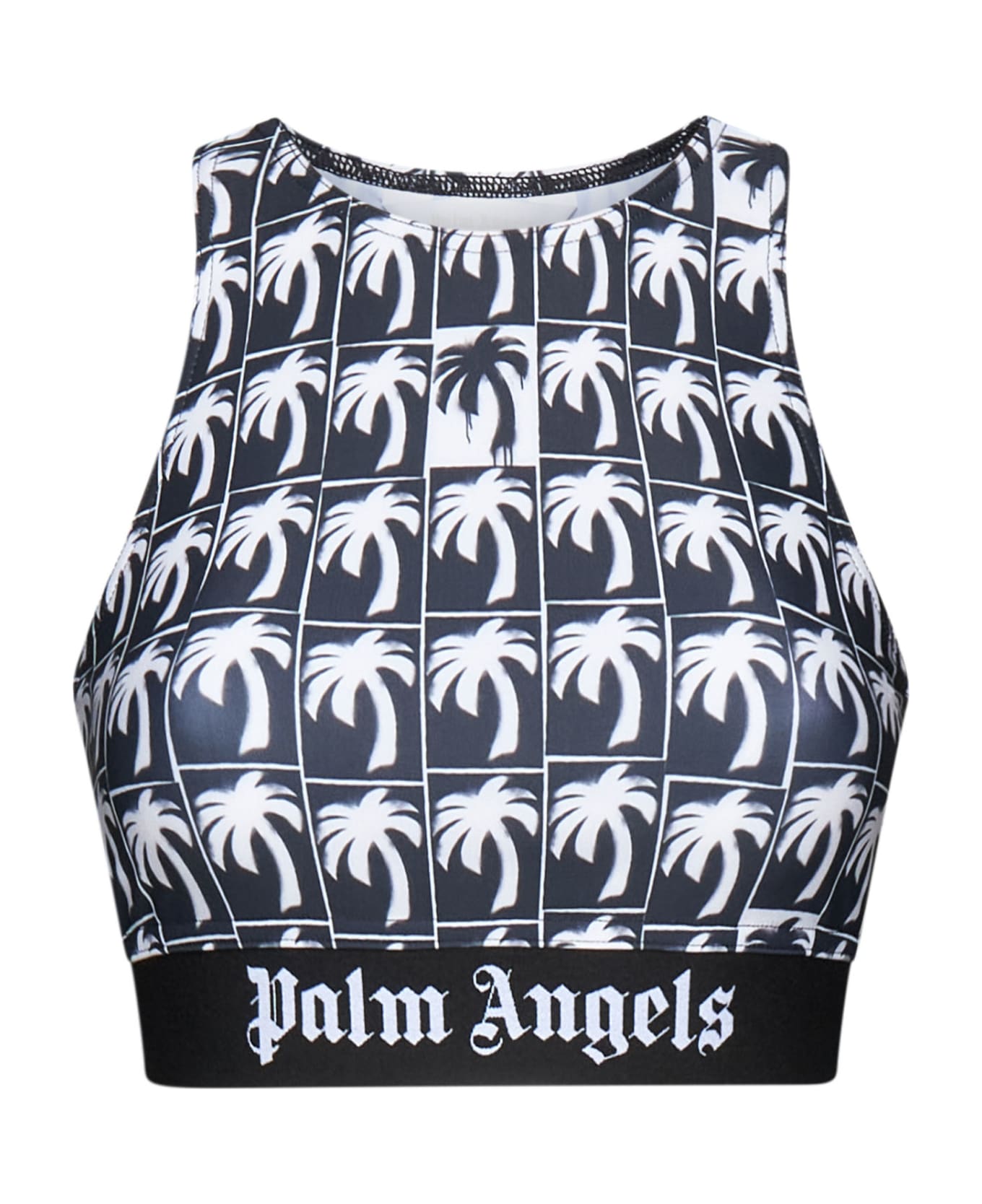 Palm Angels Sport Top With Palm Logo - Multicolor