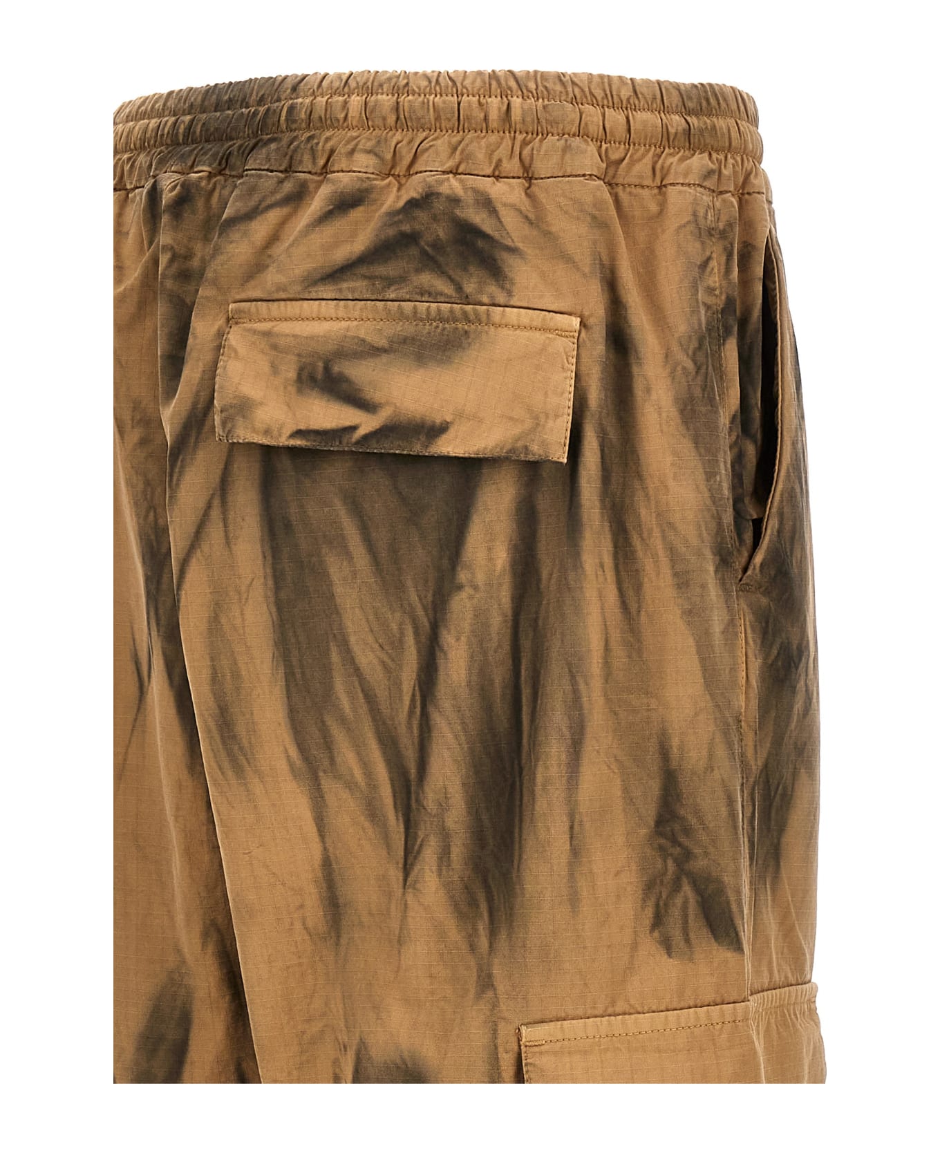 MSGM Dirty-effect Cargo Pants - Beige
