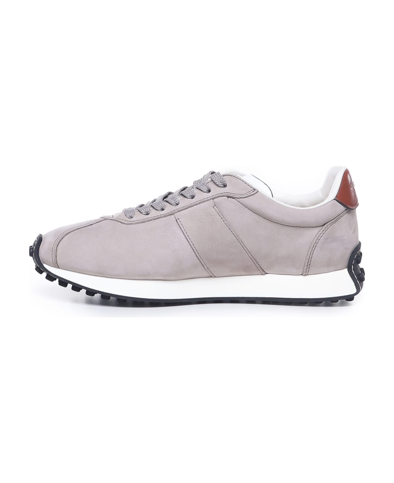 Tod's T Vintage Leather Sneakers - Grey