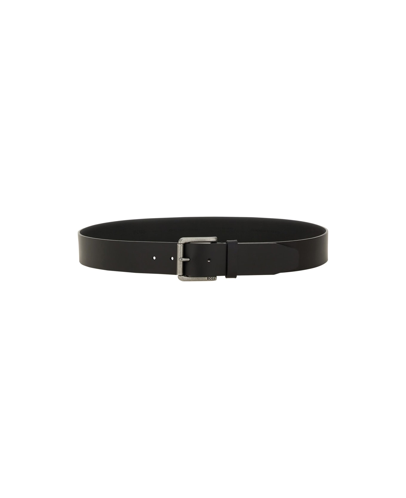 Hugo Boss Belt With Buckle - BLACK