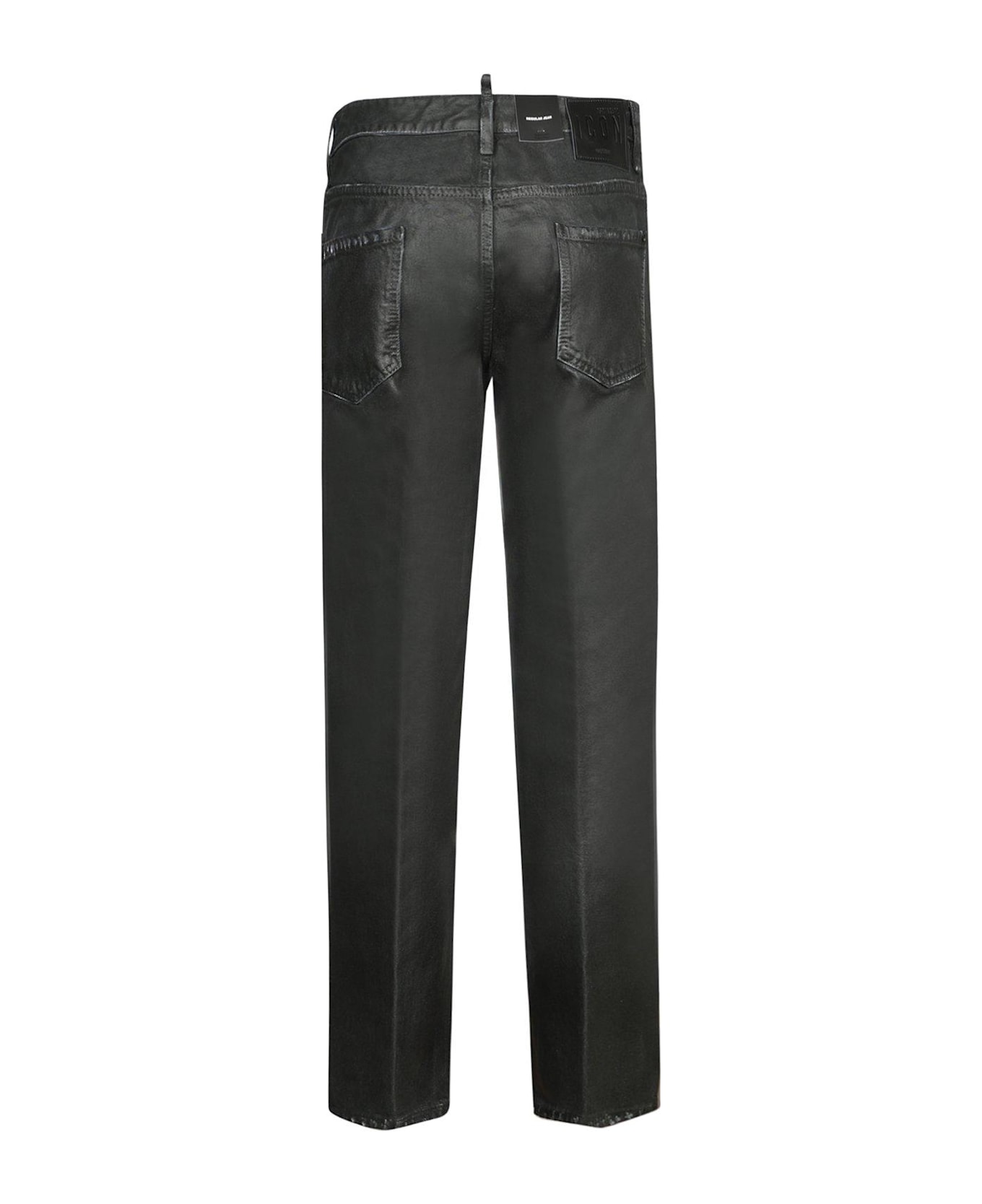 Dsquared2 S71Lb0802 S30564 Straight Leg Sharpei Jean 900 Black Jeans Mens main image 1