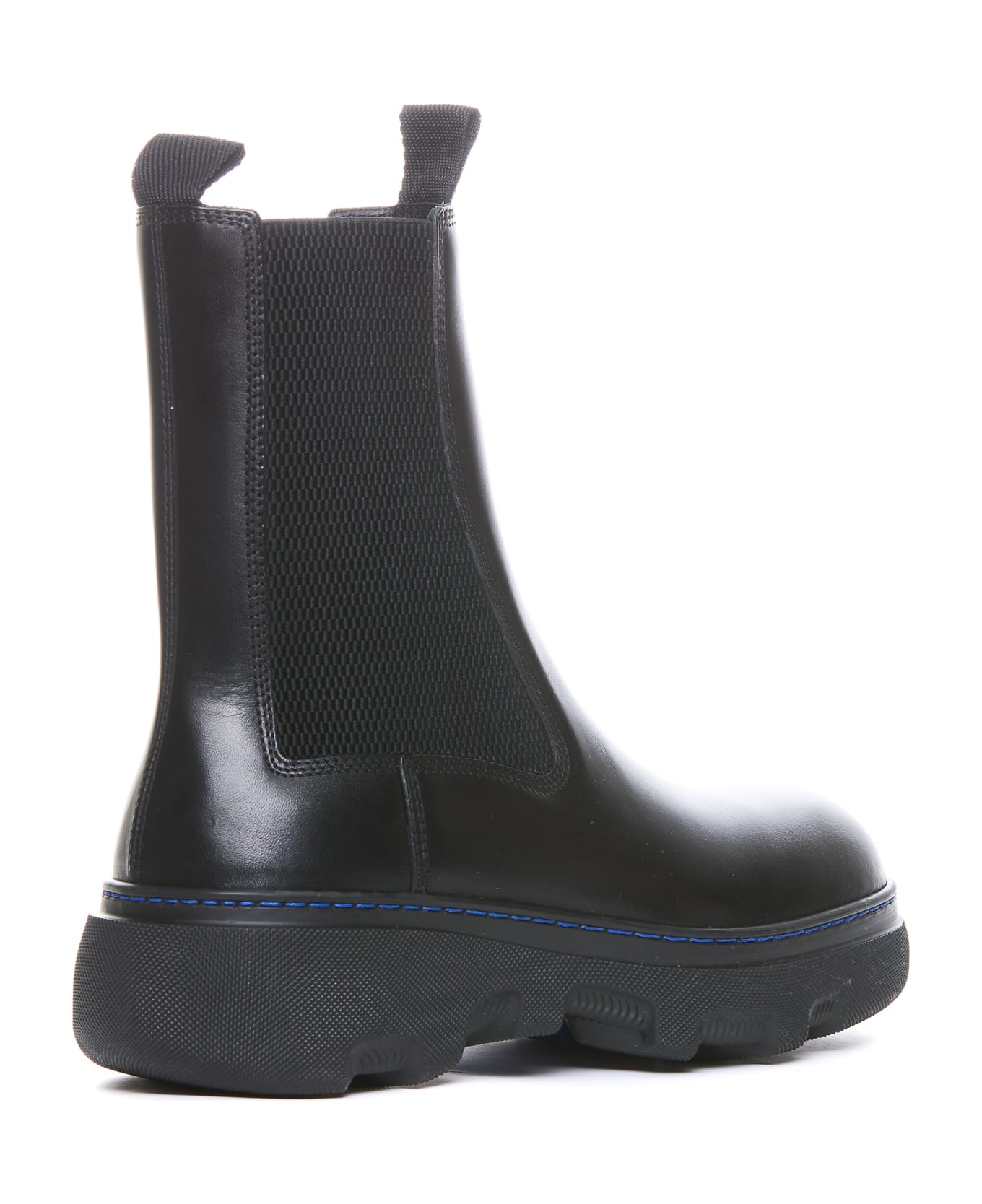 Burberry Leather Ankle Boots - Black ブーツ
