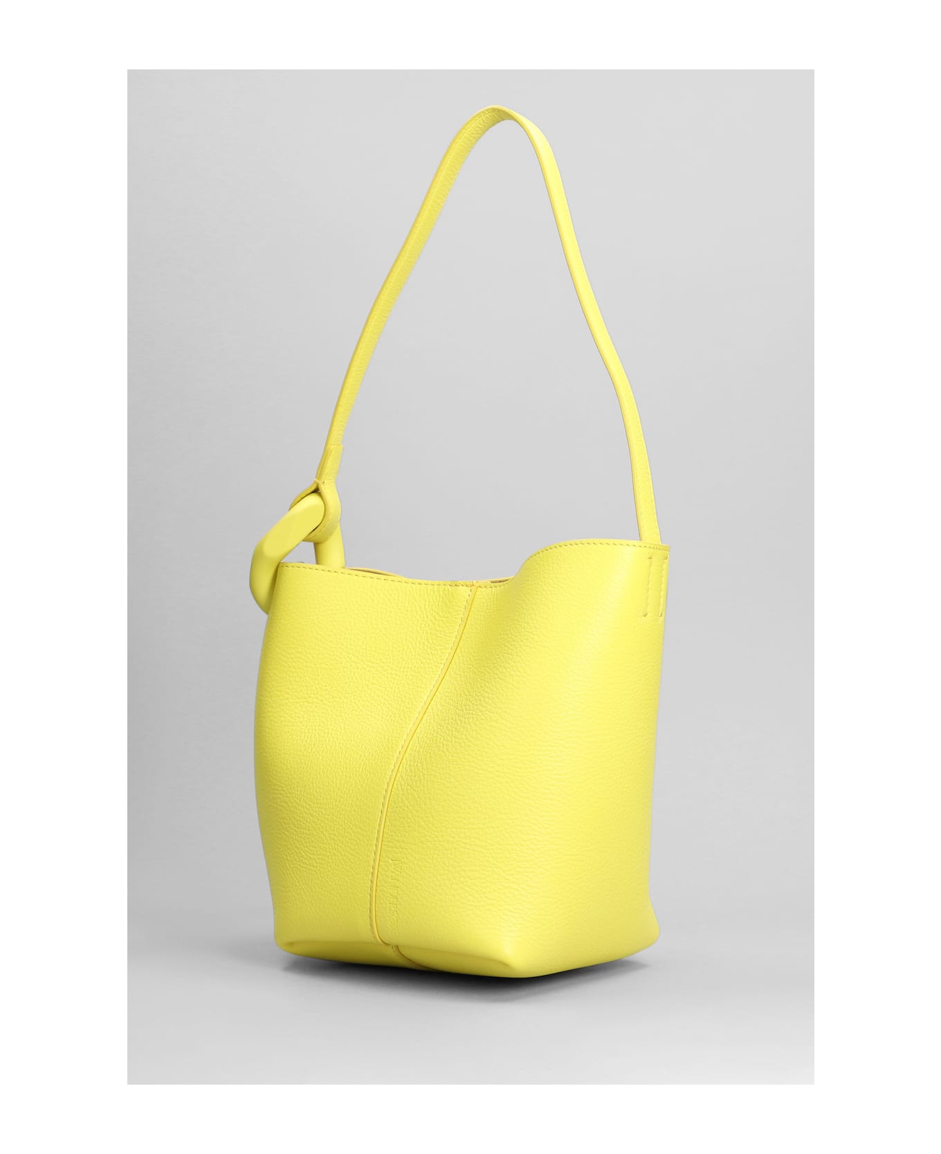 J.W. Anderson Corner Shoulder Bag In Yellow Leather - yellow トートバッグ