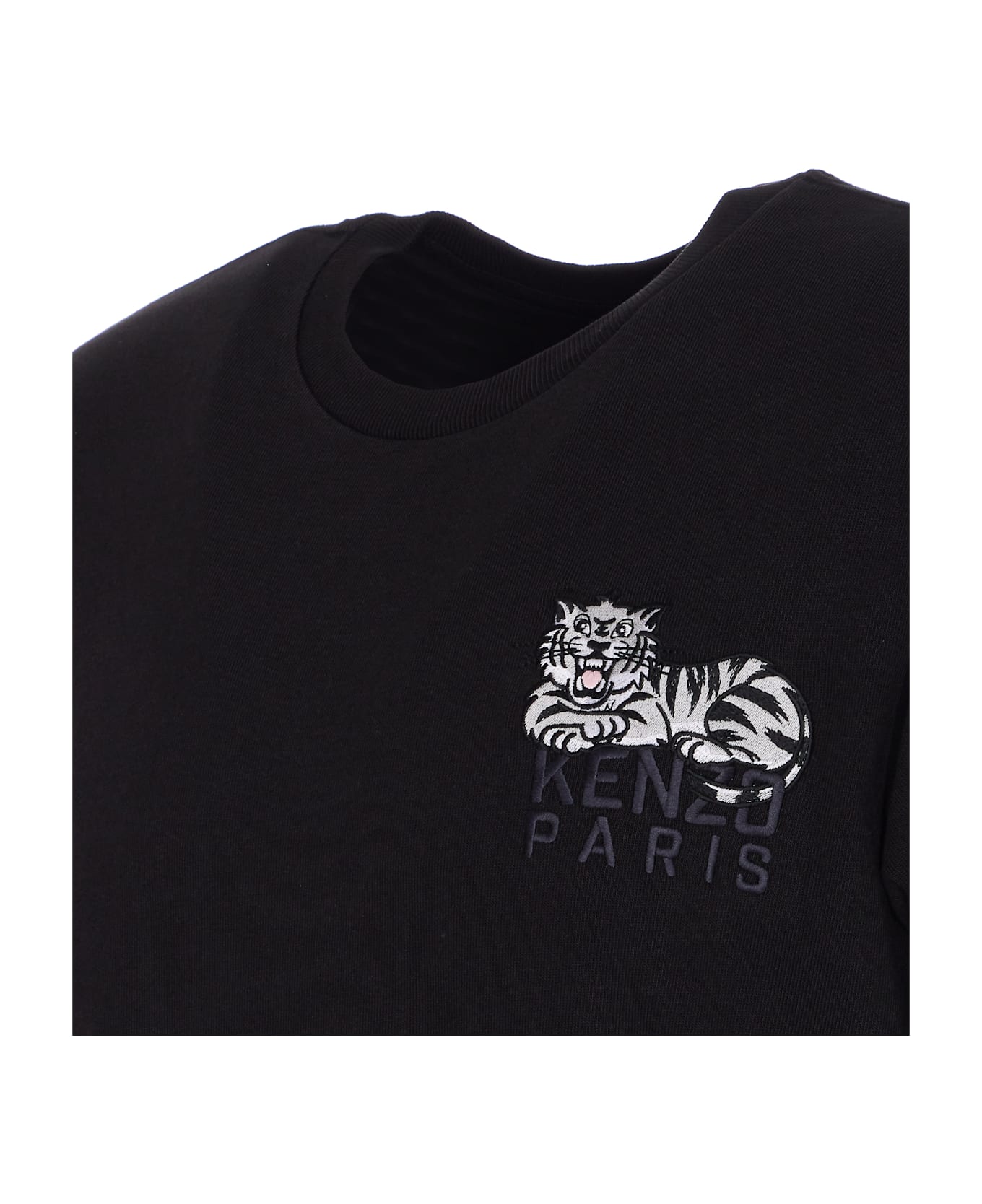 Kenzo Gots Kenzo Happy Tiger T-shirt - Black