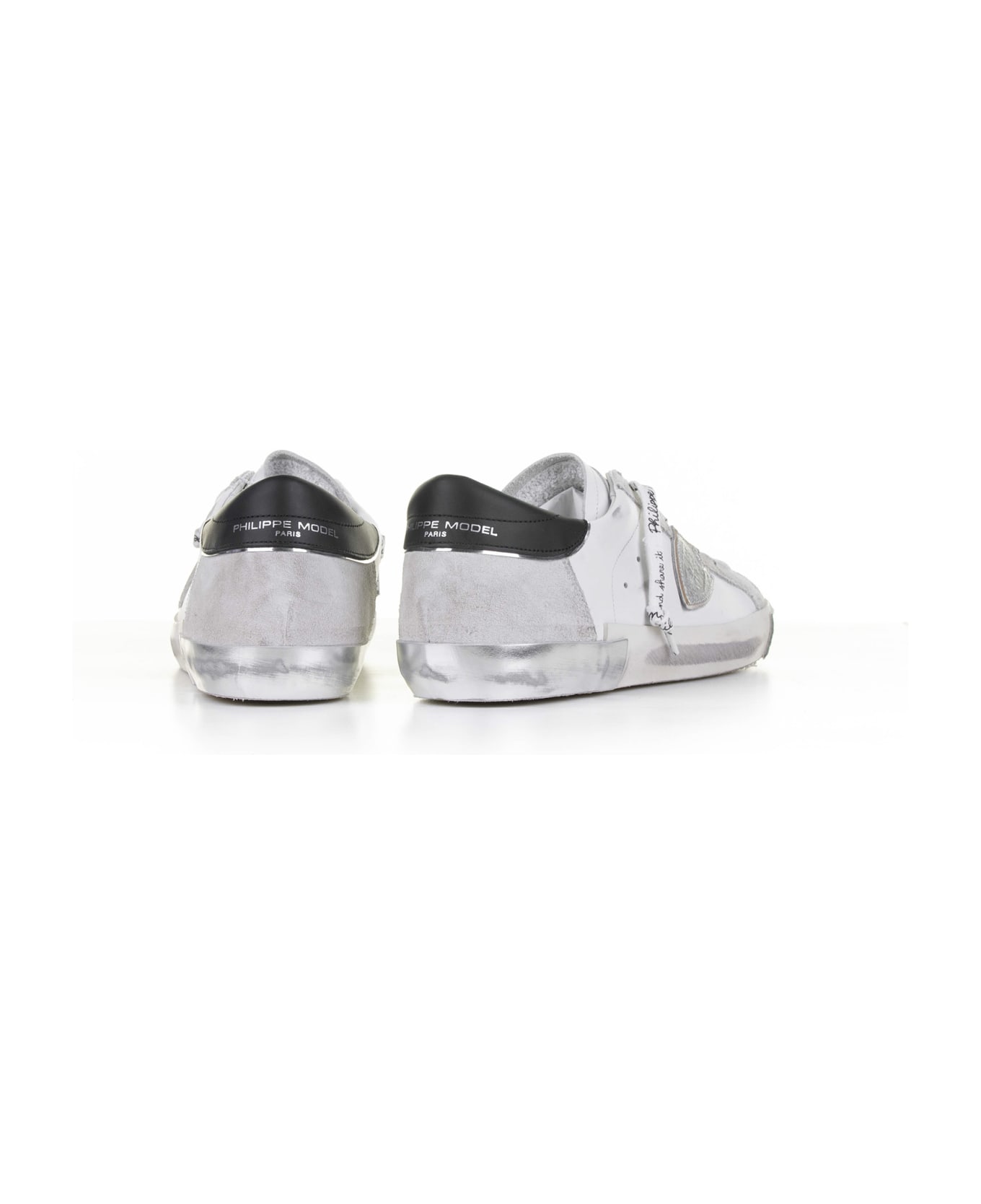 Philippe Model Sneakers - BLANC ARGENT