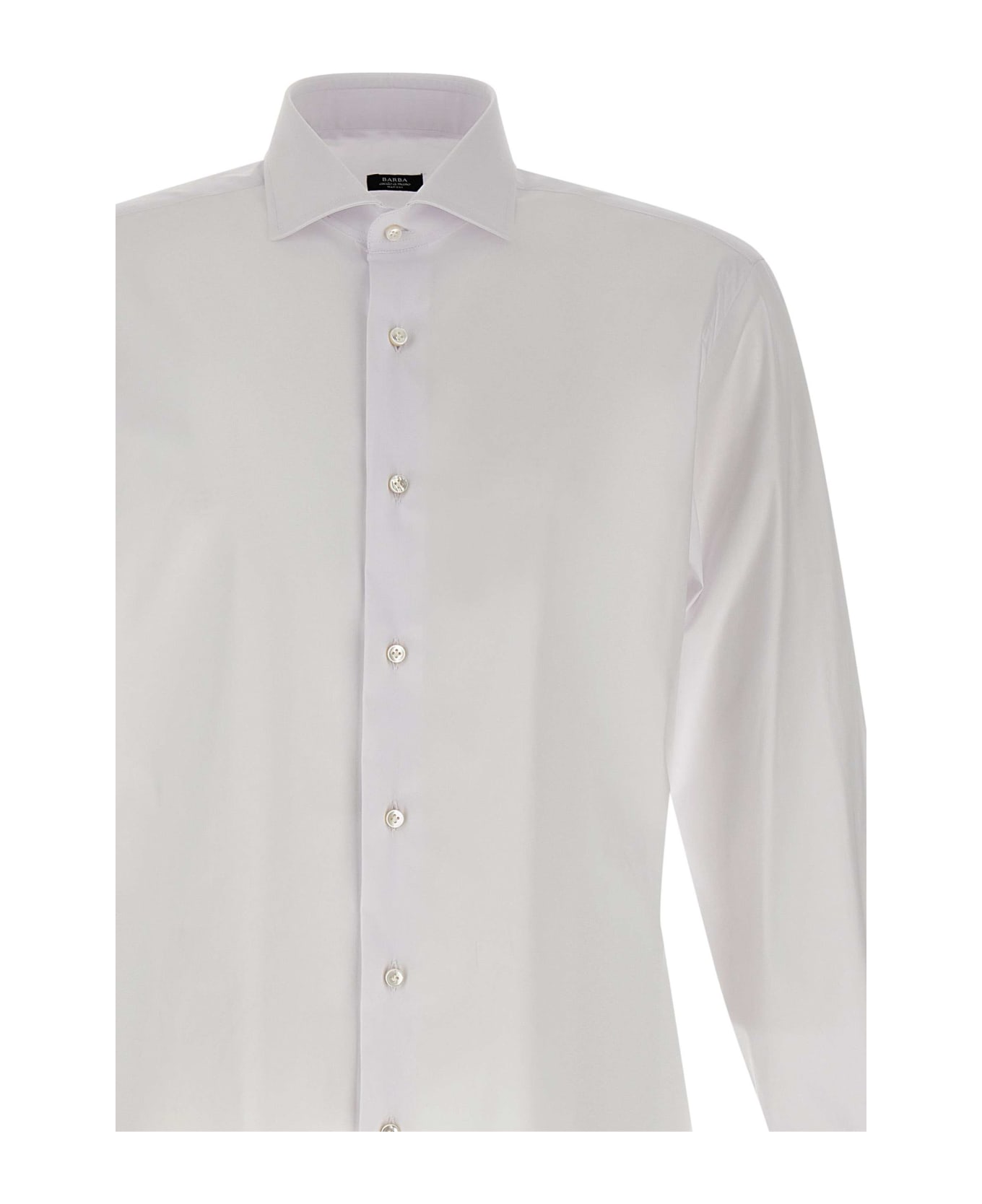 Barba Napoli Cotton Shirt - WHITE シャツ