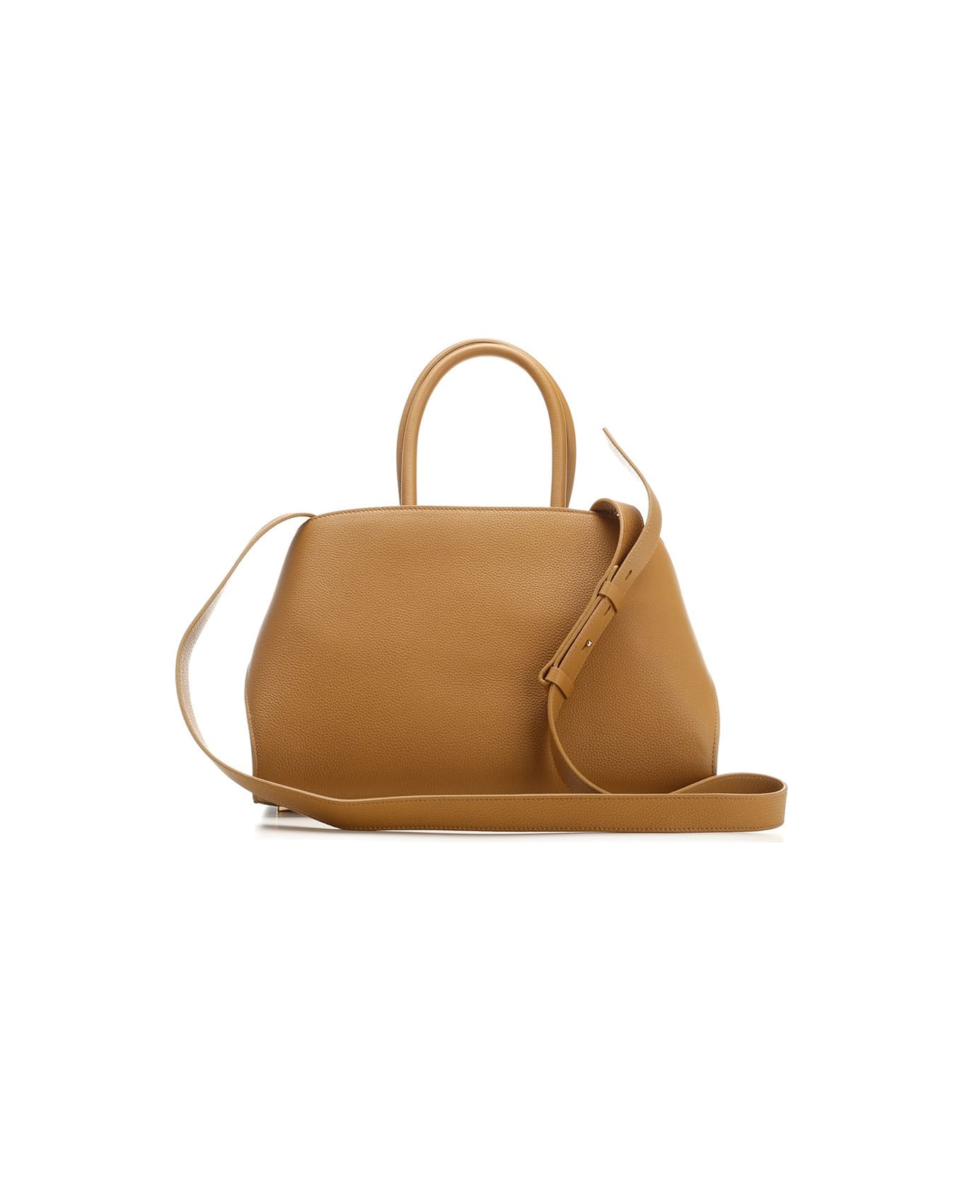 Ferragamo Tote Bag 
hug
 Small - Leather Brown