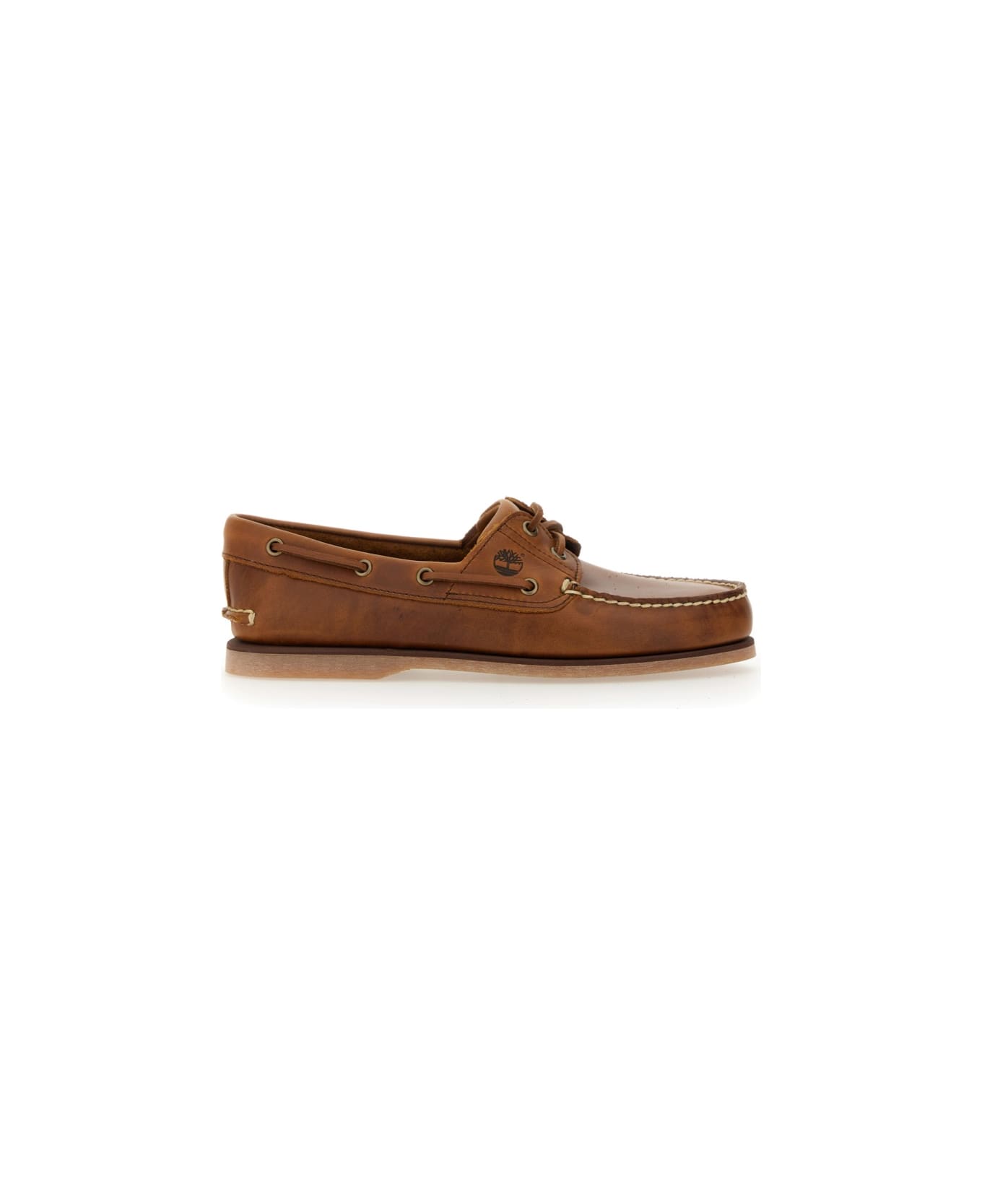 Timberland Leather Boat Moccasin - BROWN
