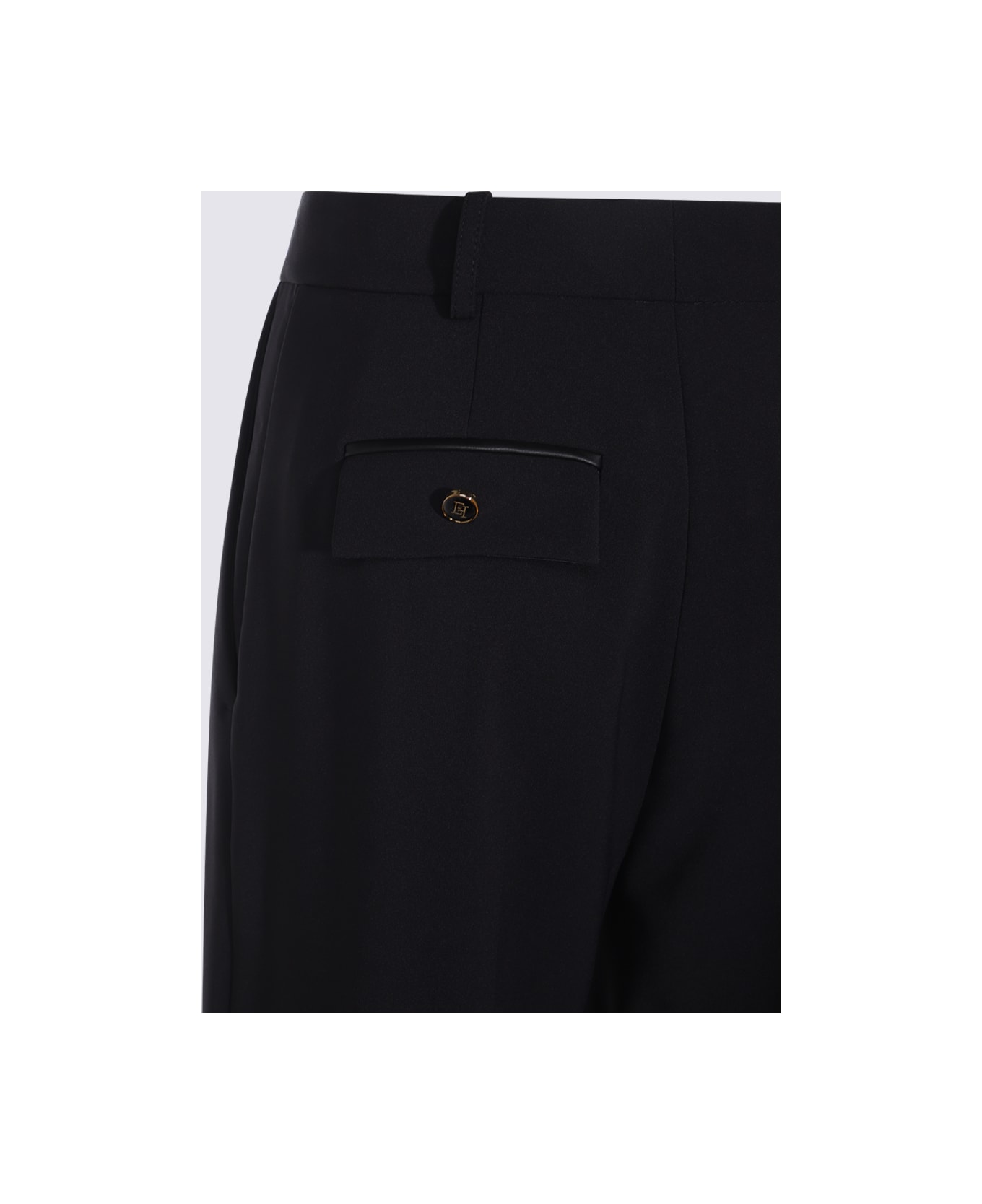 Elisabetta Franchi Black Pants - Black