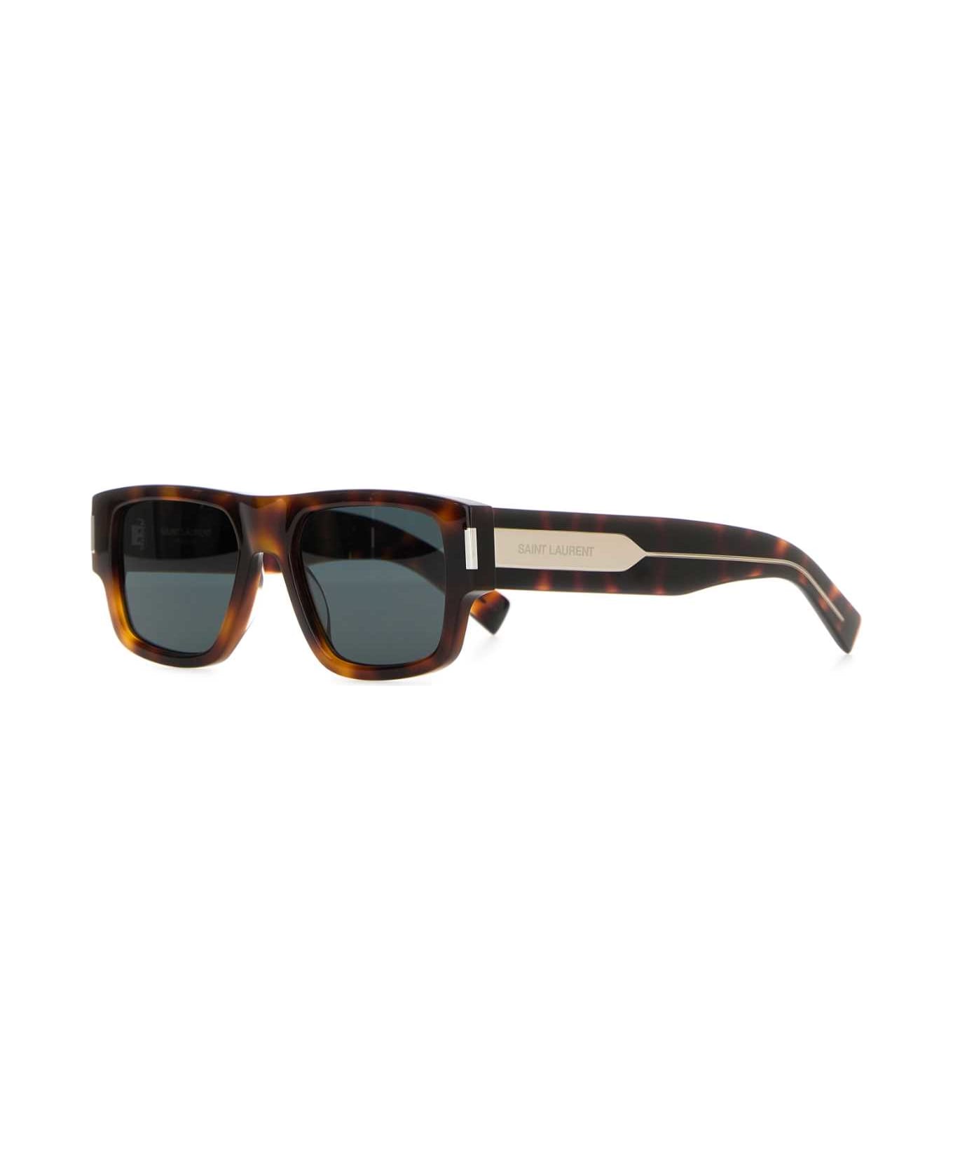 Saint Laurent Printed Acetate Sl 659 Sunglasses - HAVANACRYSTALBLACK