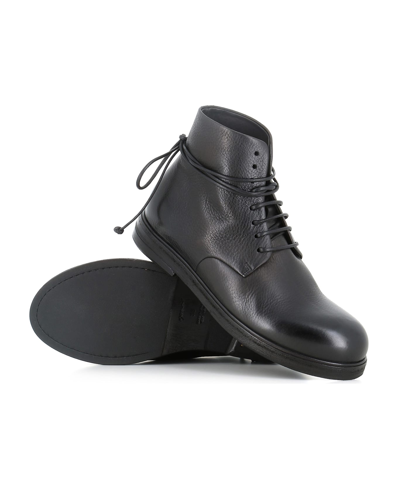 Marsell Lace-up Boot Mw1962 Zucca Zeppa - Black