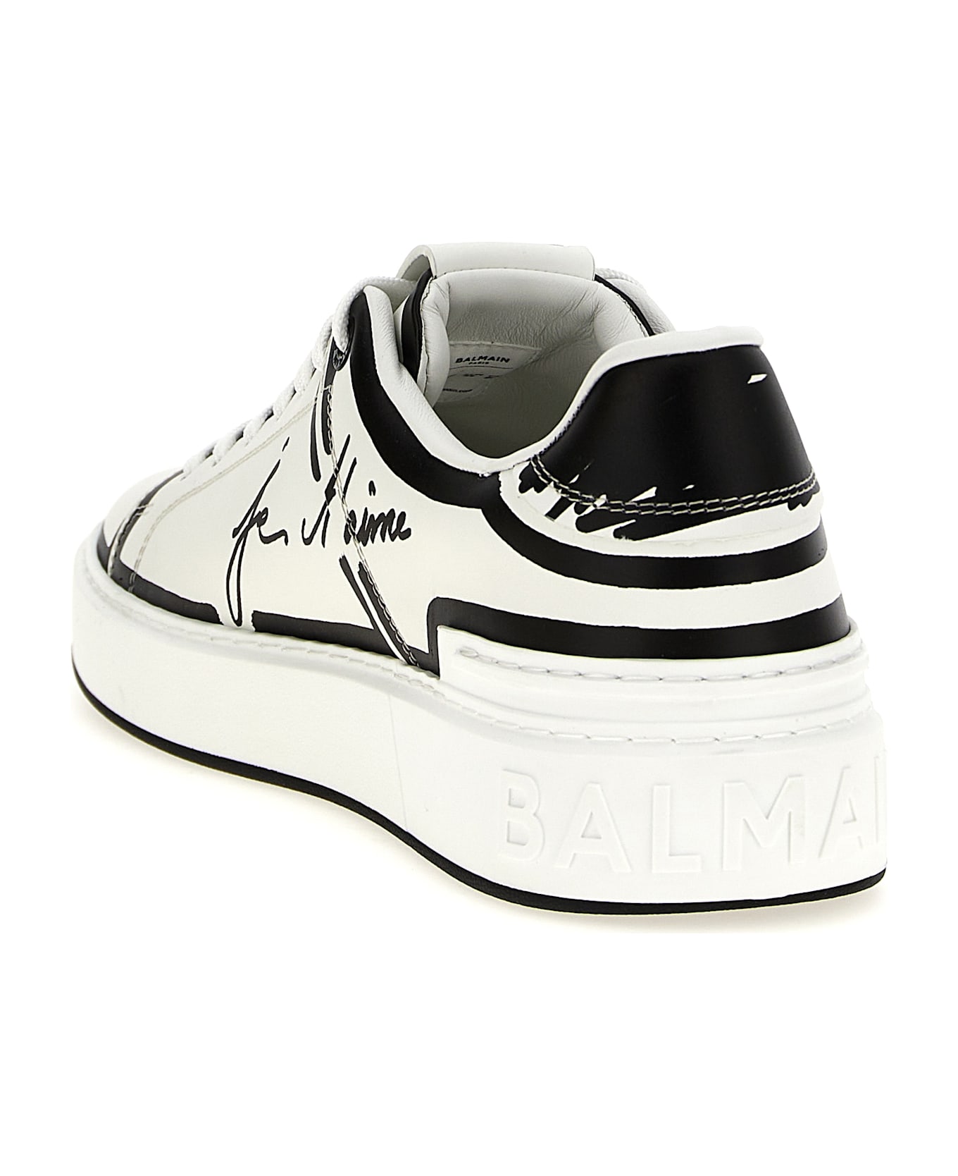 Balmain 
b-court
 Sneakers - White/Black
