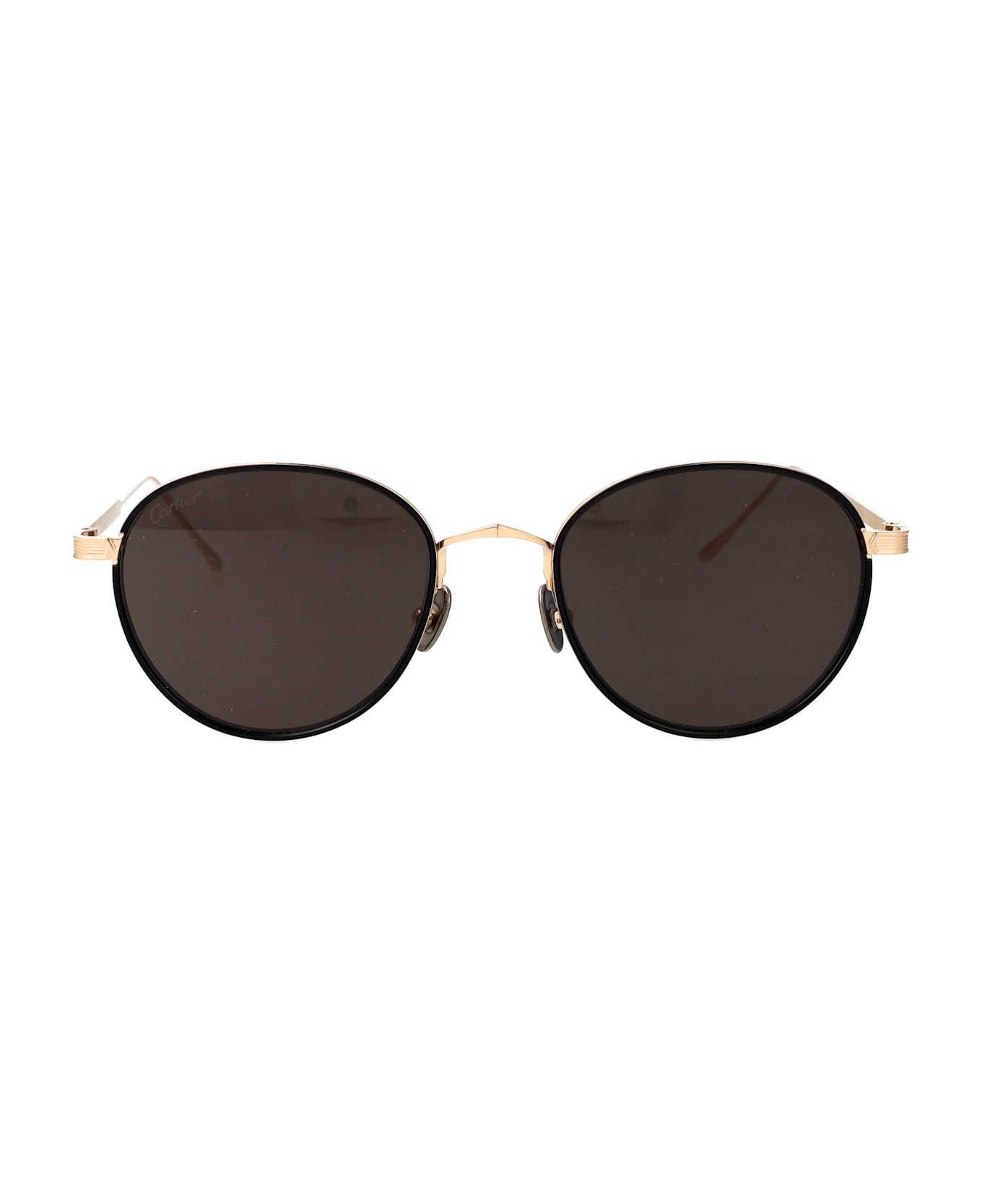 Cartier Eyewear Ct0250s Sunglasses - 005 GOLD GOLD GREY