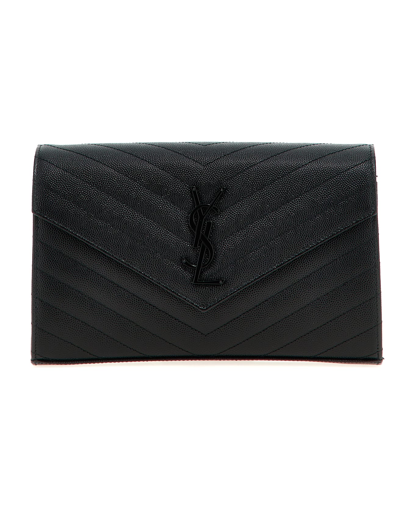 Saint Laurent 
cassandre
 Clutch - Black  