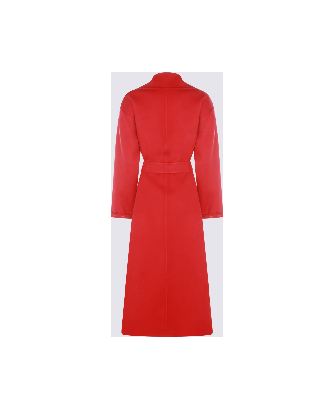 Fabiana Filippi Red Wool Coat - Red