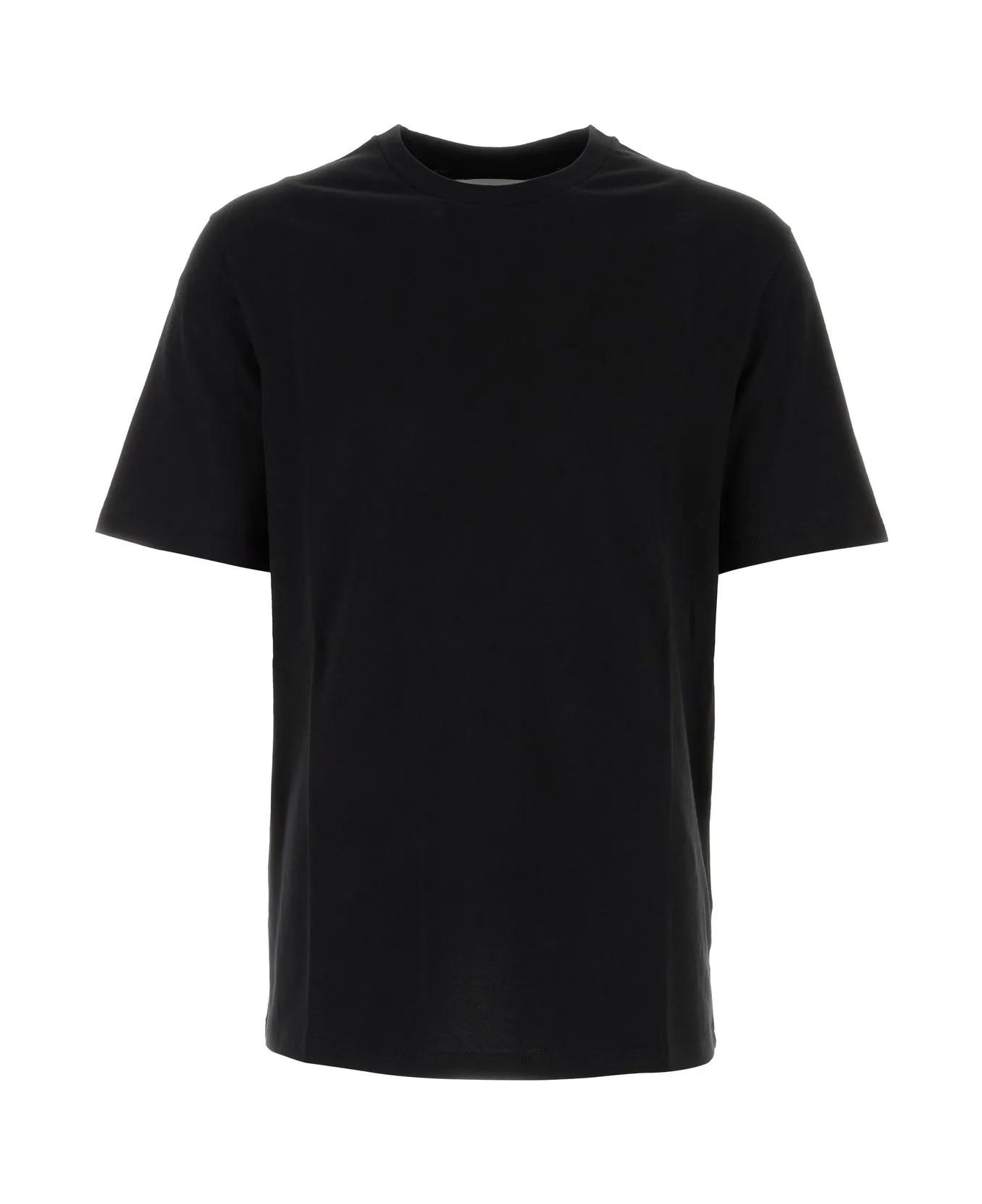 Jil Sander Black Cotton T-shirt - Nero