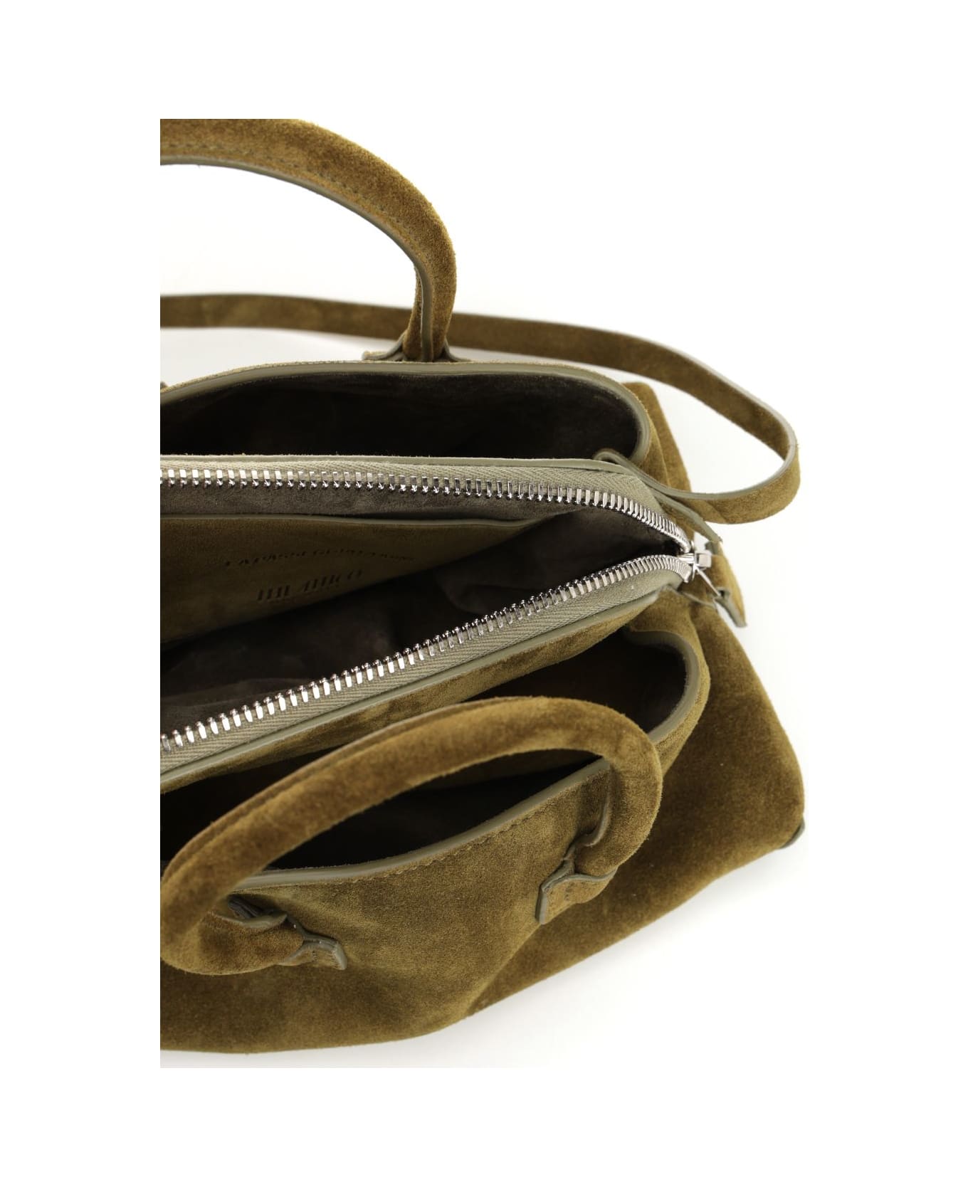 The Attico La Passeggiata Mini Shoulder Bag - KHAKI