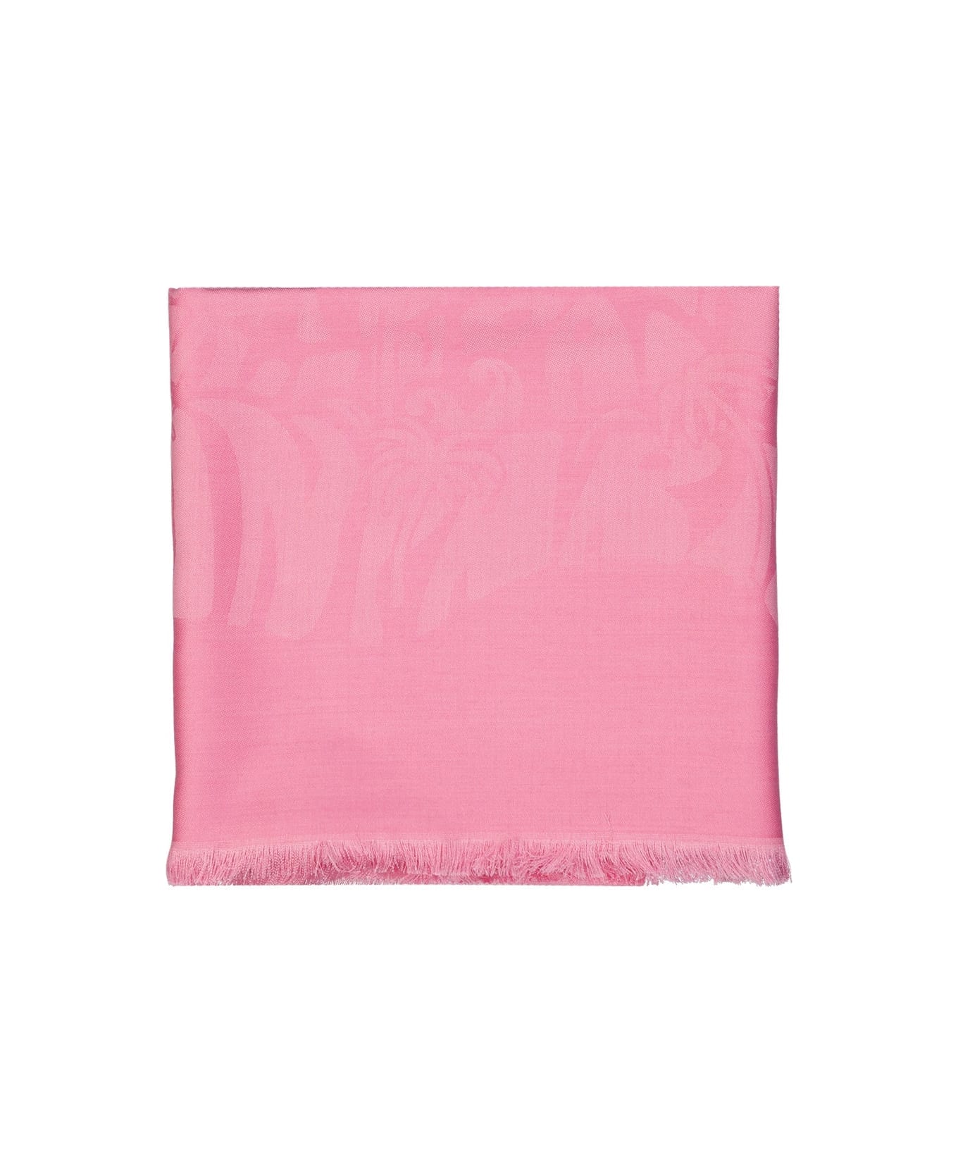 Lanvin Silk And Wool Scarf - Pink