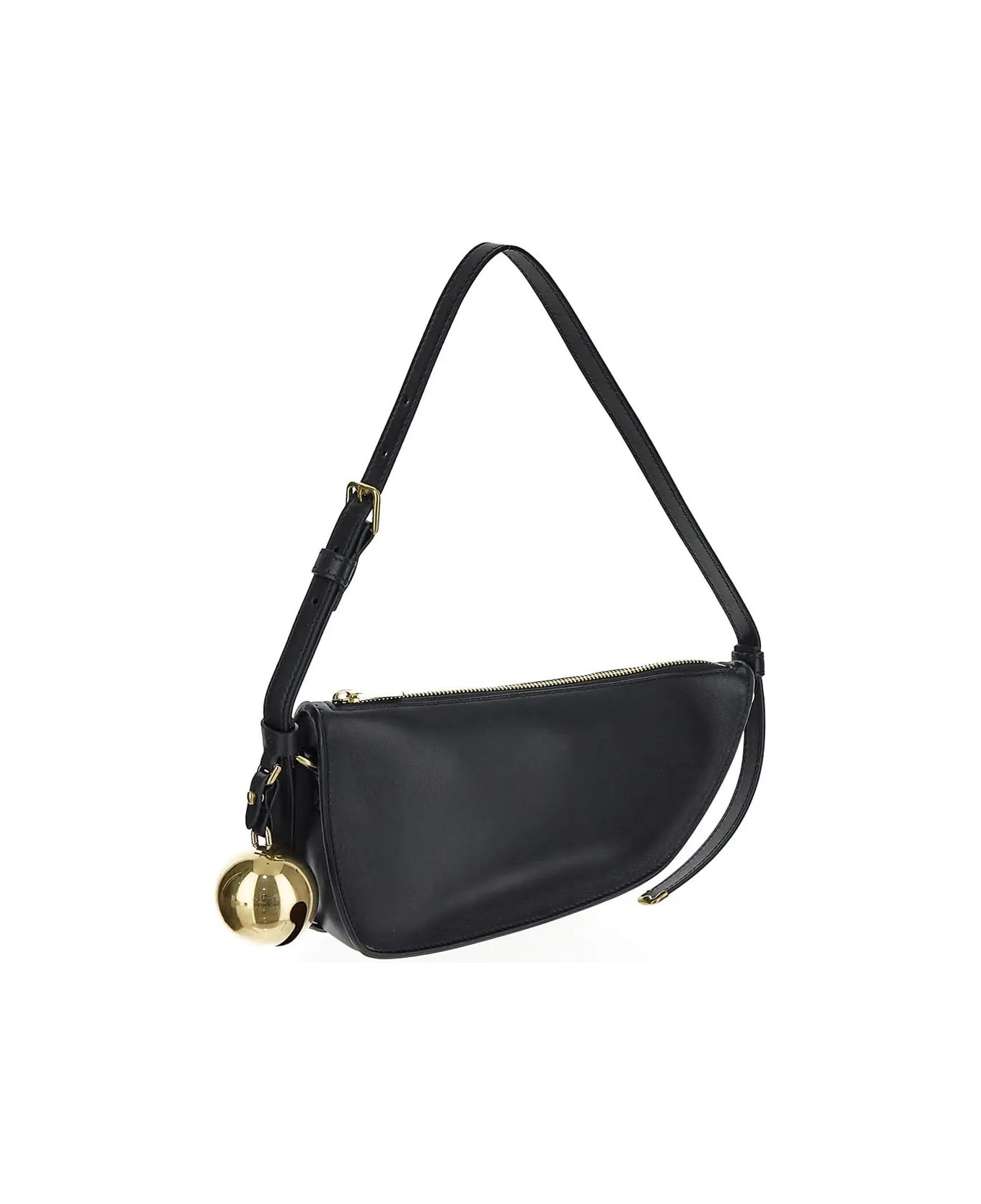 Burberry Shoulder Leather Bag - BLACK
