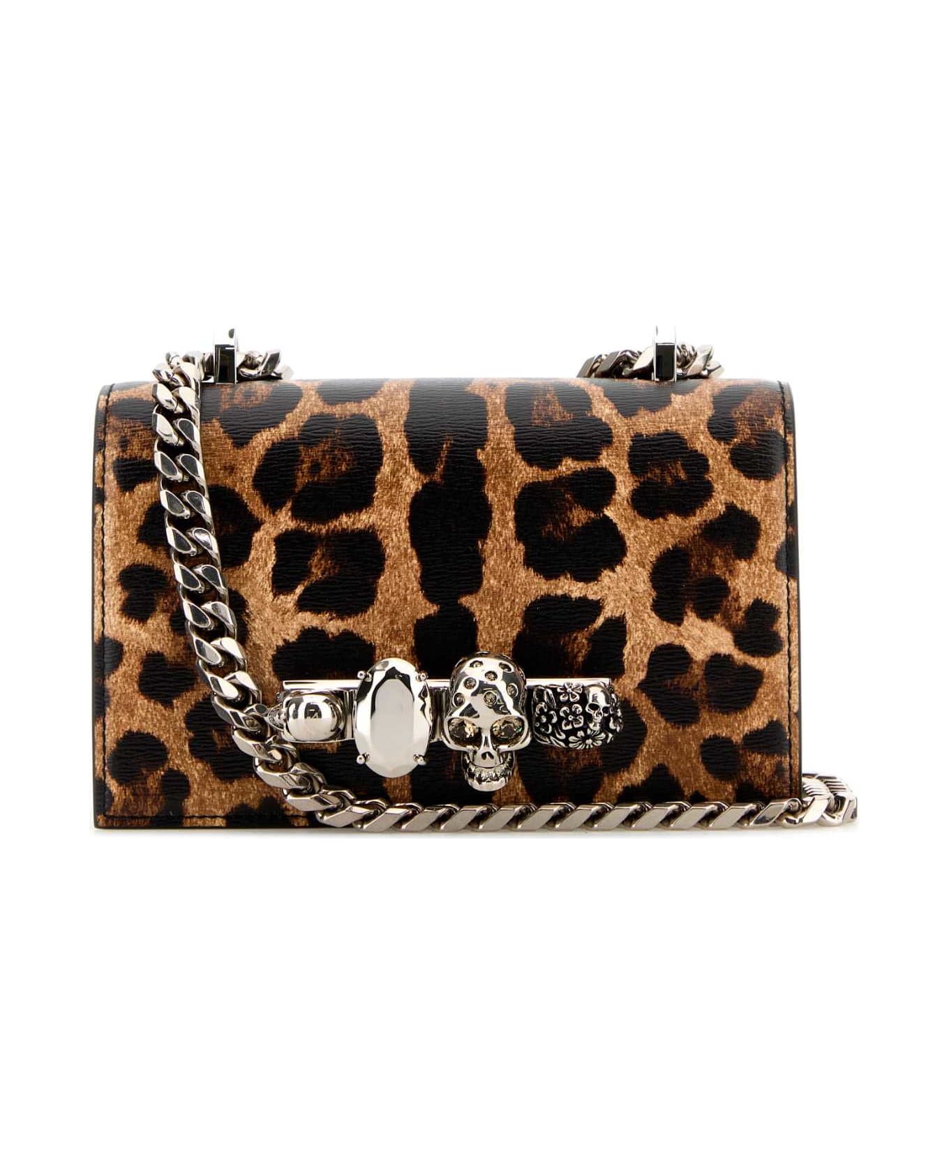 【送料&関税込】Alexander McQueen Printed Leather The Jewell Alexander McQueen Printed Synthetic Leather Jewelled Satchel