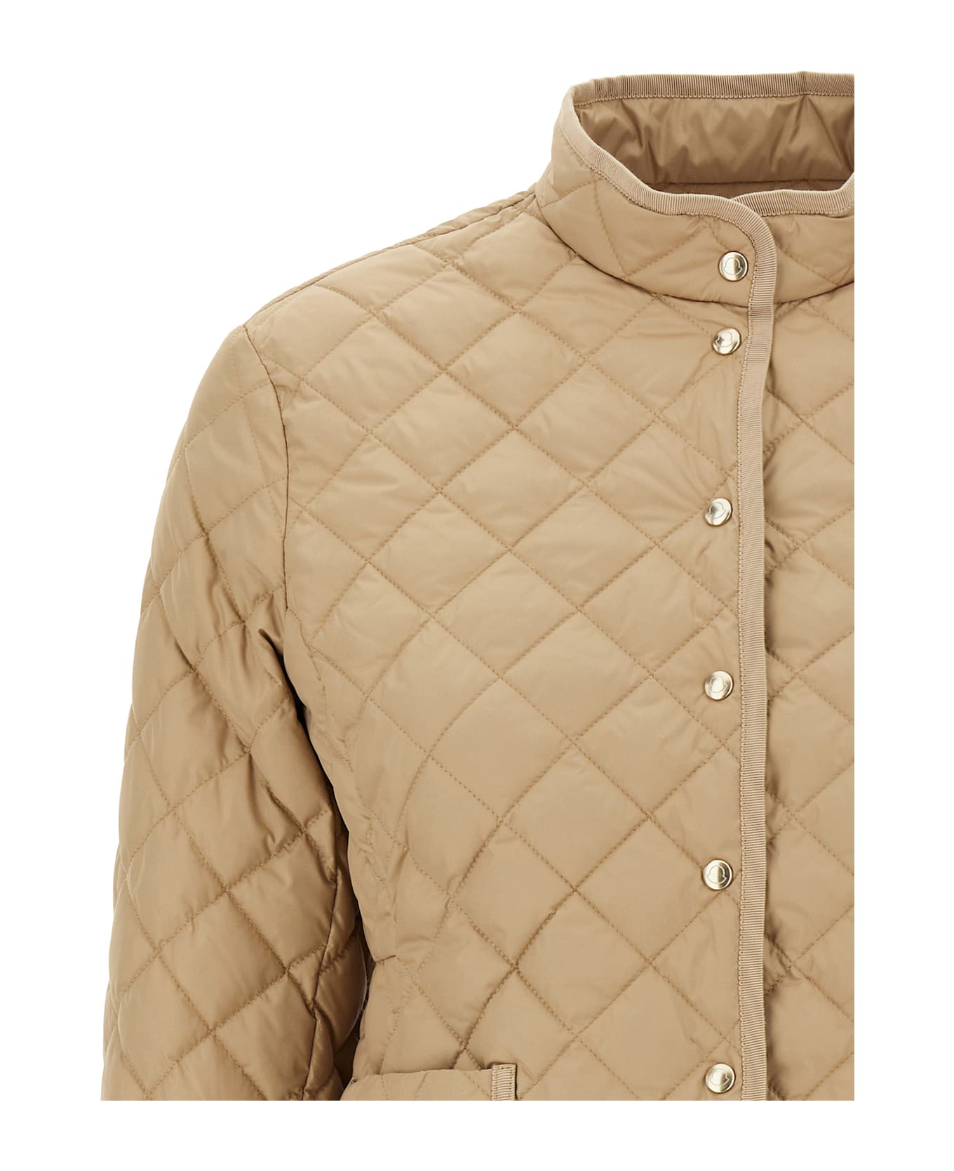 25SS MONCLER Epin ベージュ Moncler Epin Puffer Jacket | Neutrals | FARFETCH