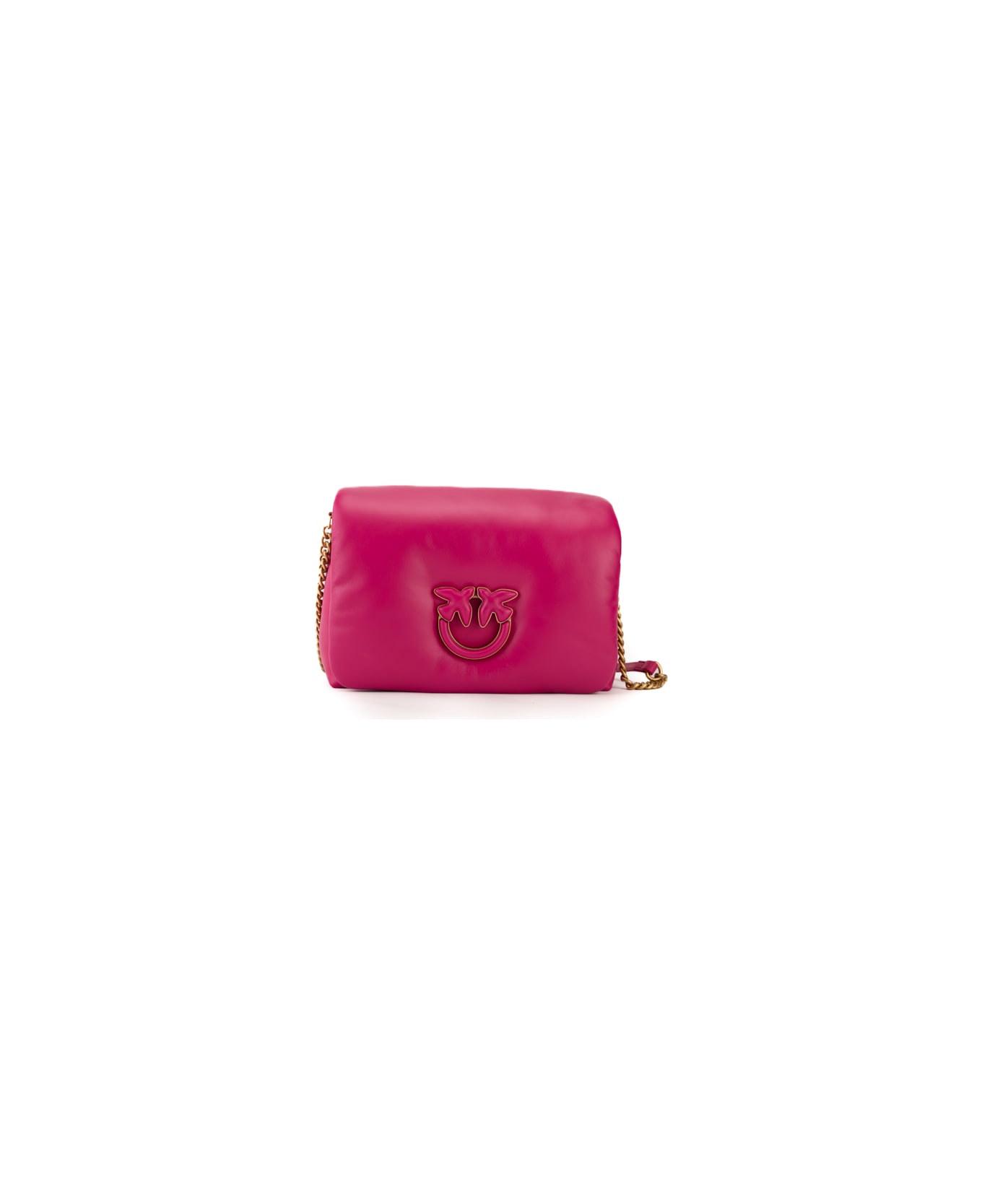 Pinko Classic Love Click Puff Bag In Nappa - Pink ショルダーバッグ