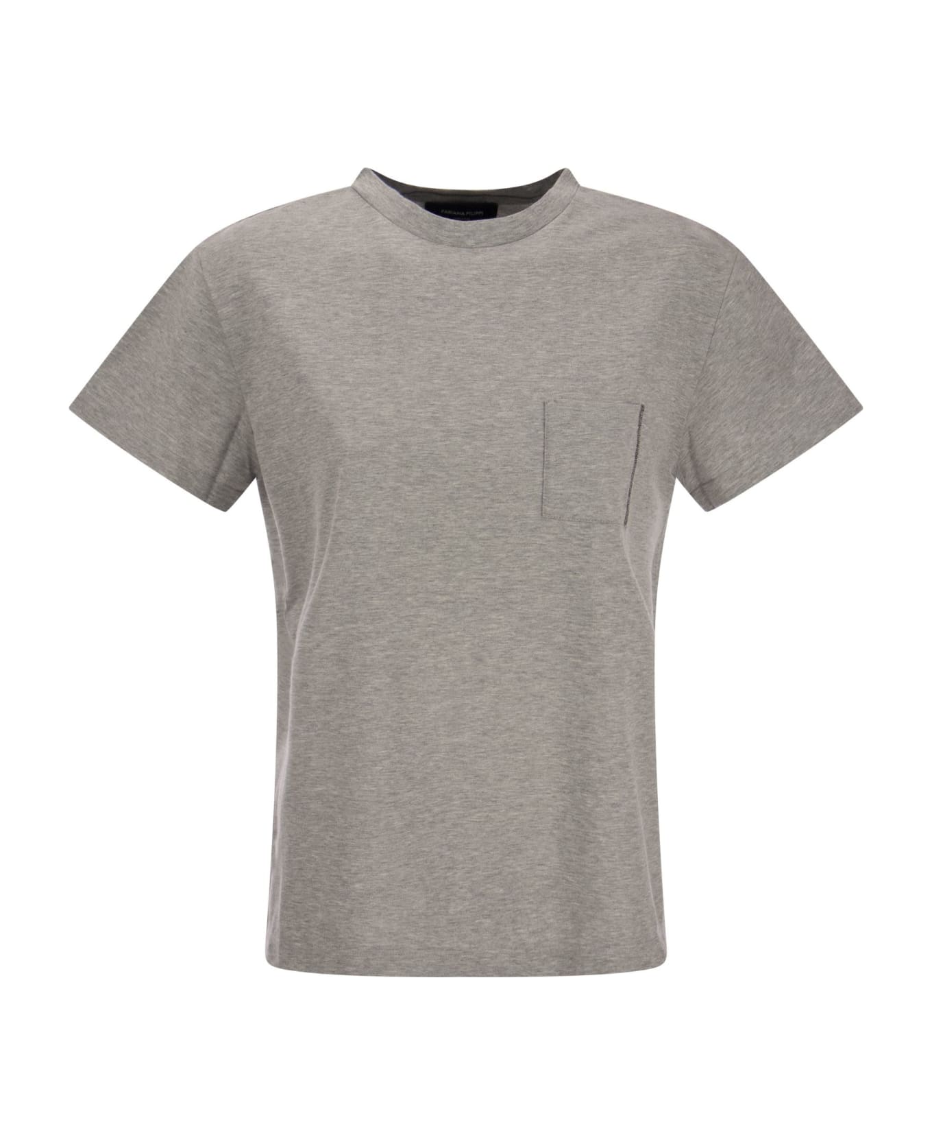 Fabiana Filippi Organic Cotton Jersey T-shirt - Grey
