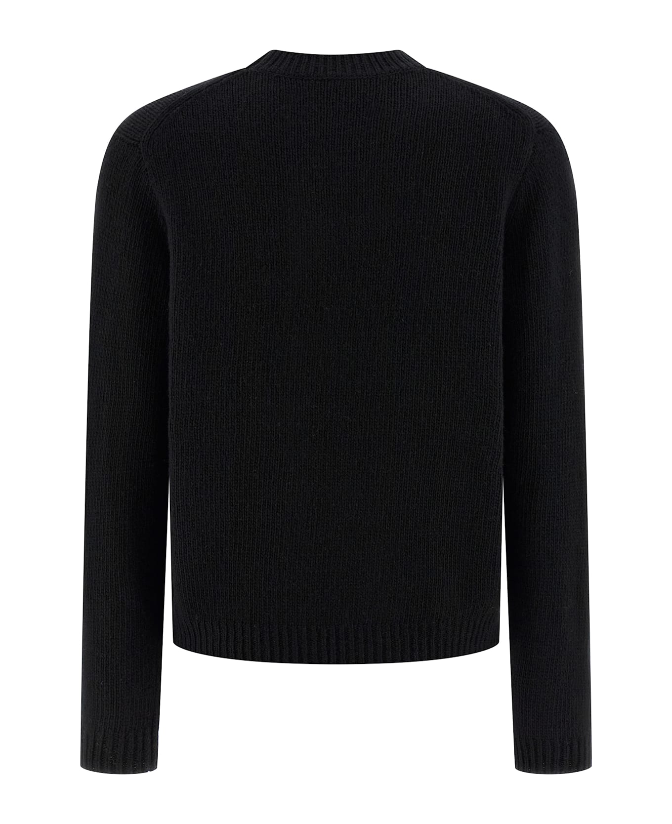 Maison Kitsuné 'dressed Fox' Sweater - Black