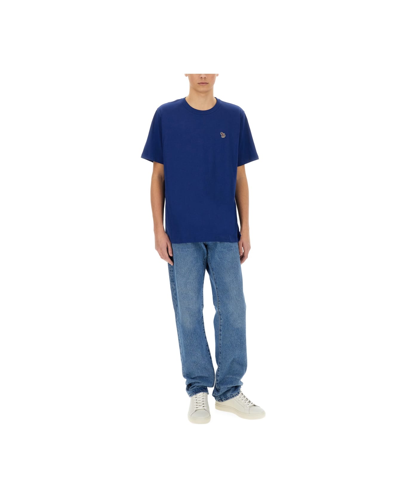 PS by Paul Smith "zebra" T-shirt - BLUE