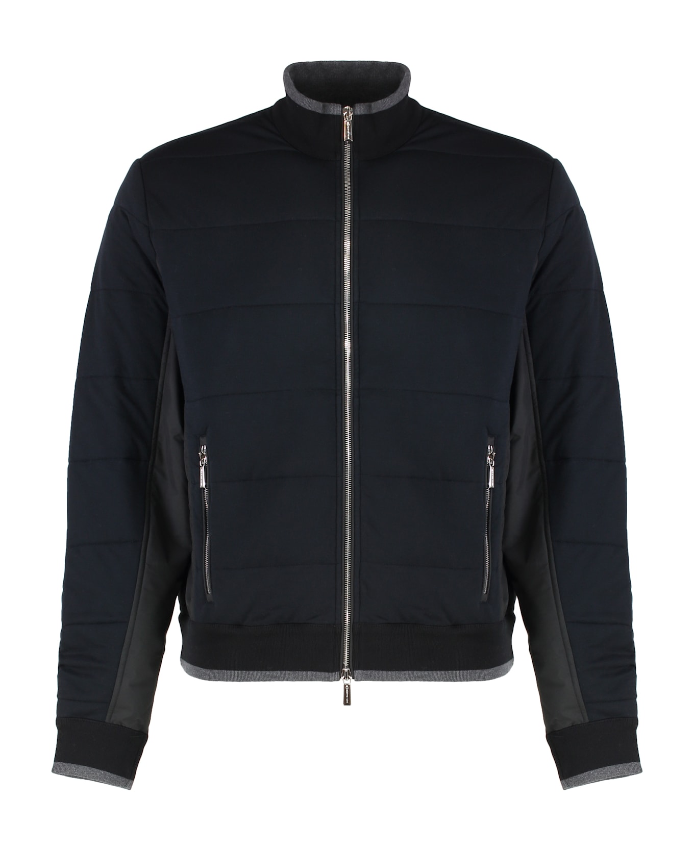 Moorer Jeremy Full Zip Hoodie - black