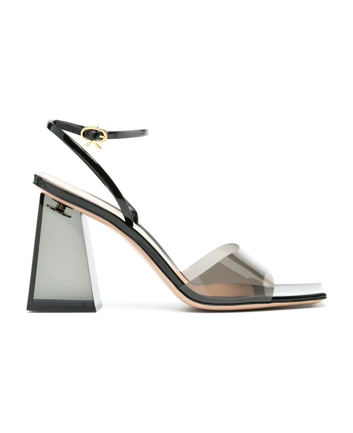 Gianvito Rossi Cosmic Sandal 85 Glass+vernice - Essential summer sandals