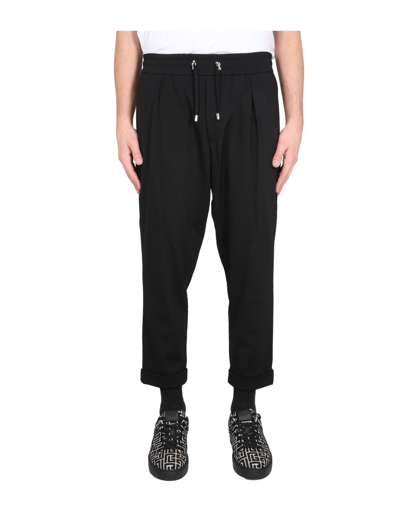 Balmain Wool Pants - Pa Noir