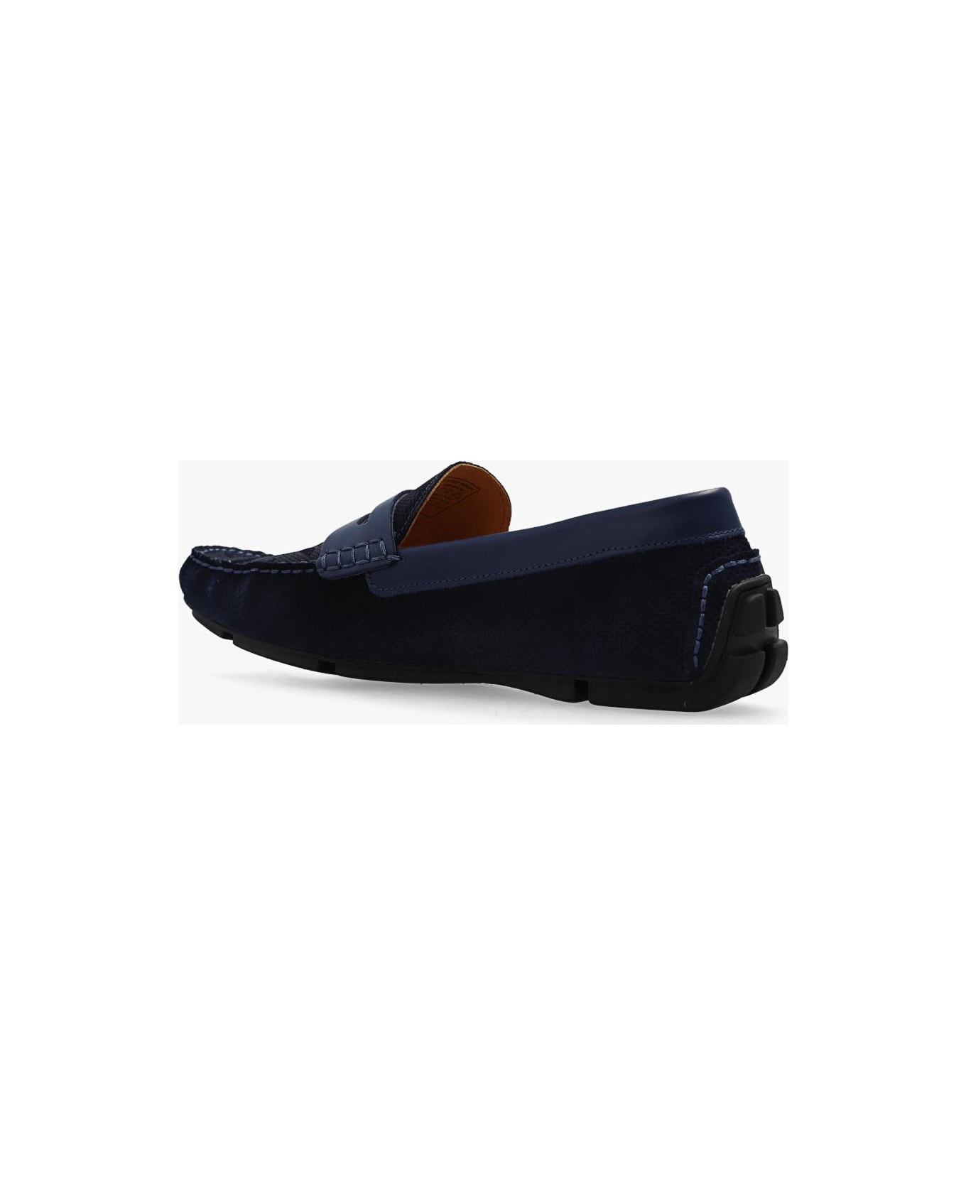 Emporio Armani Suede Moccasins - Blu