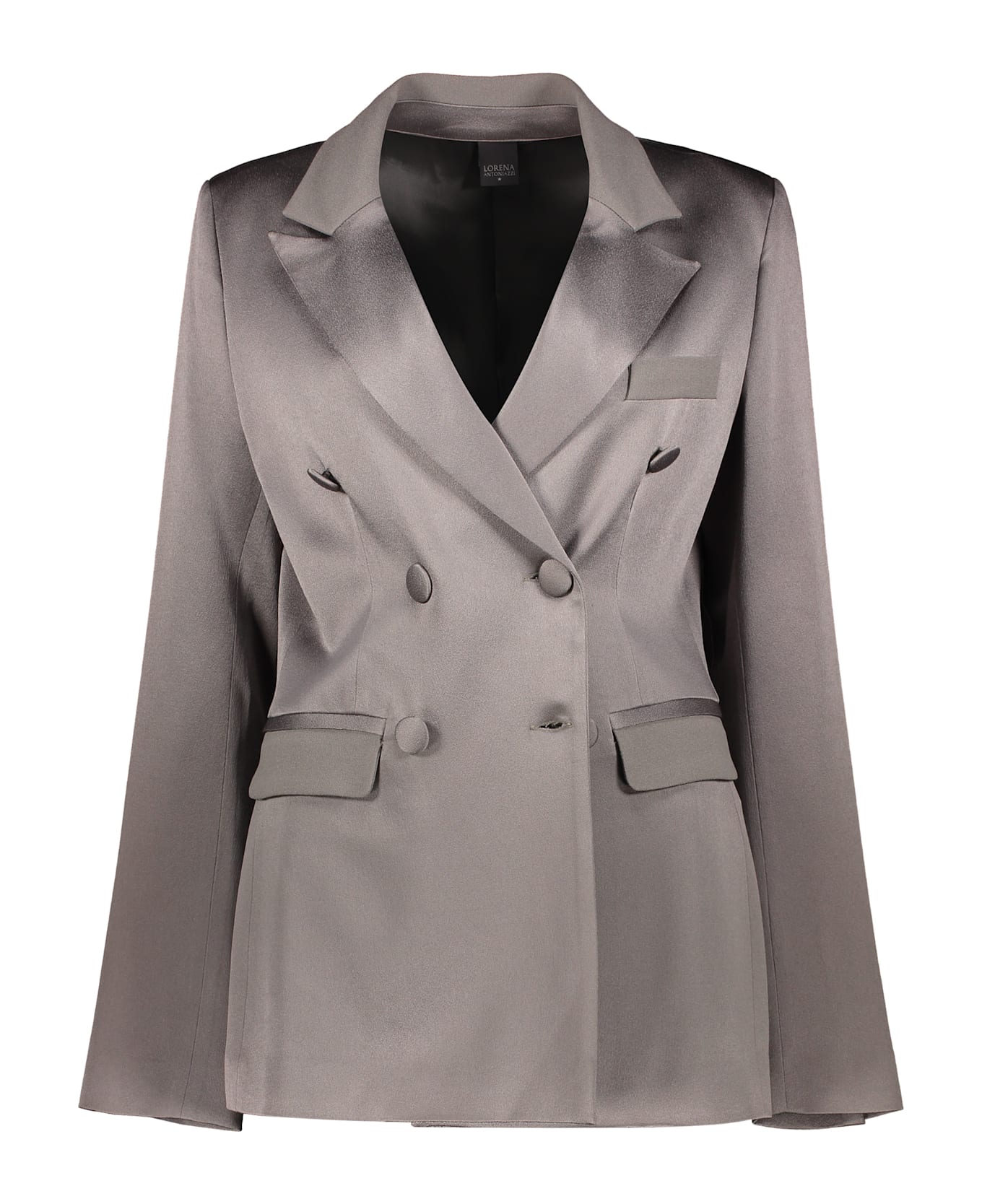 Lorena Antoniazzi Double Breasted Blazer - turtledove