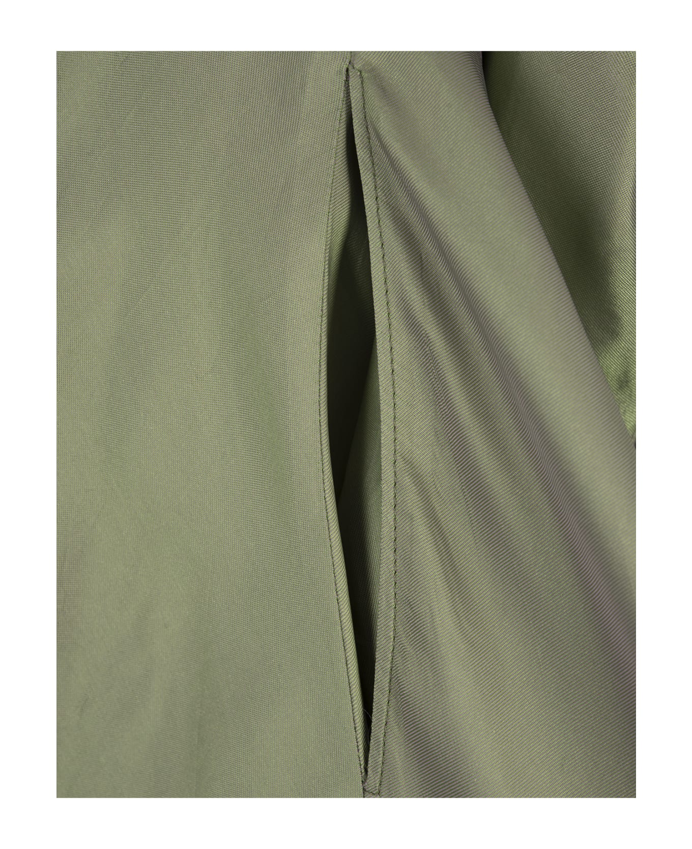Aspesi Acetate And Viscose Jersey Shirt Dress - Green ワンピース＆ドレス