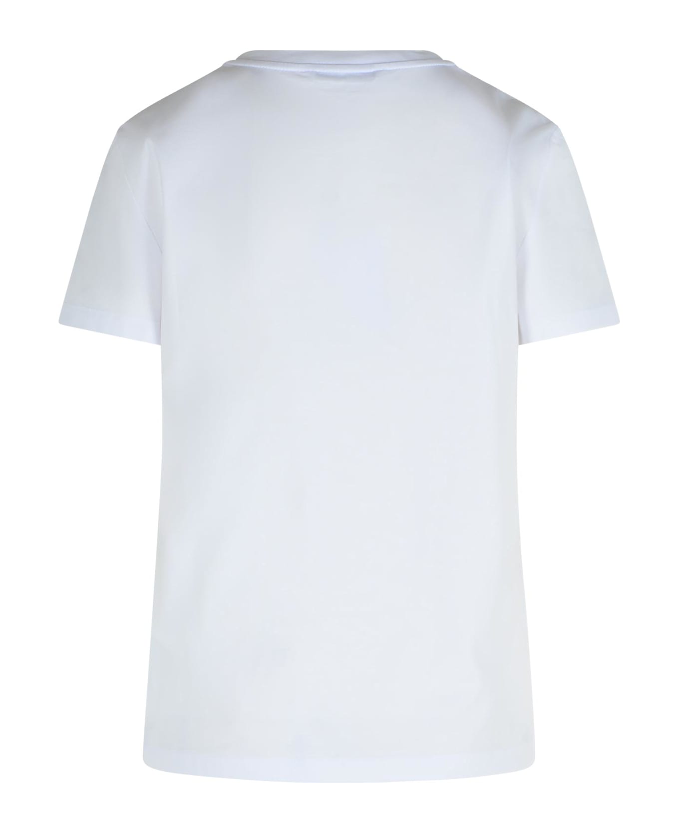 Max Mara 
papaya
 White Cotton Jersey T-shirt - 0 Bianco