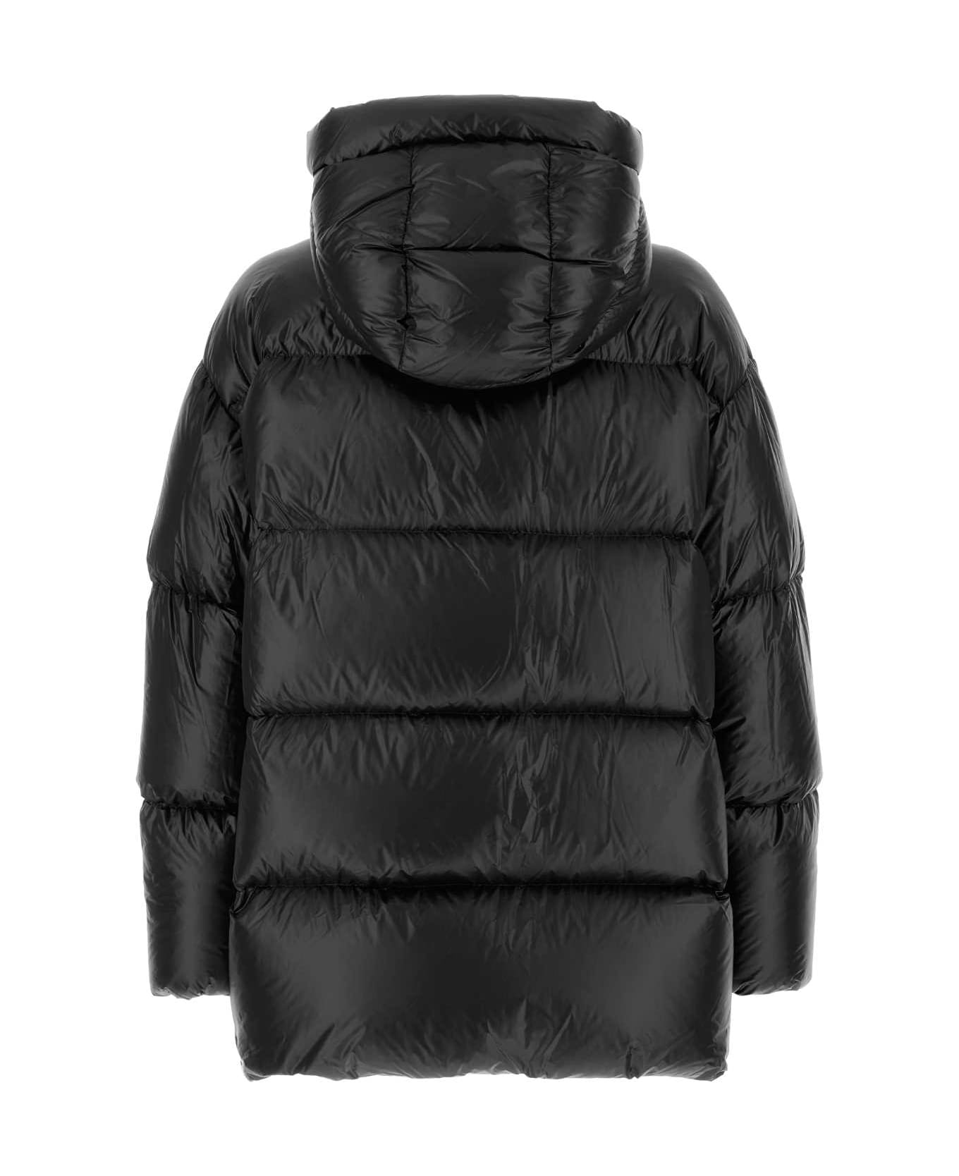 Jil Sander Black Nylon Down Jacket - Black