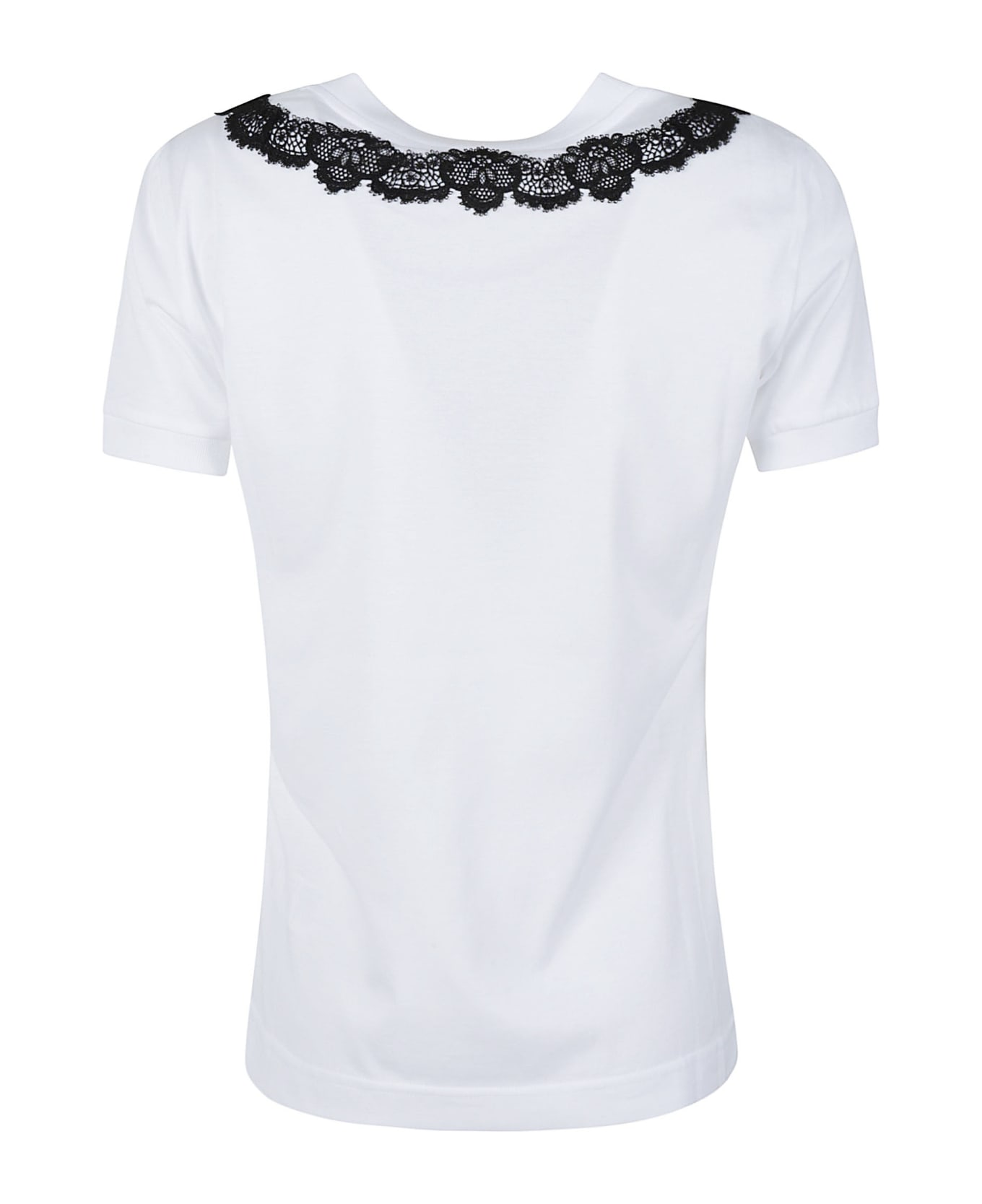 Dolce & Gabbana Embroidery Detail T-shirt - White