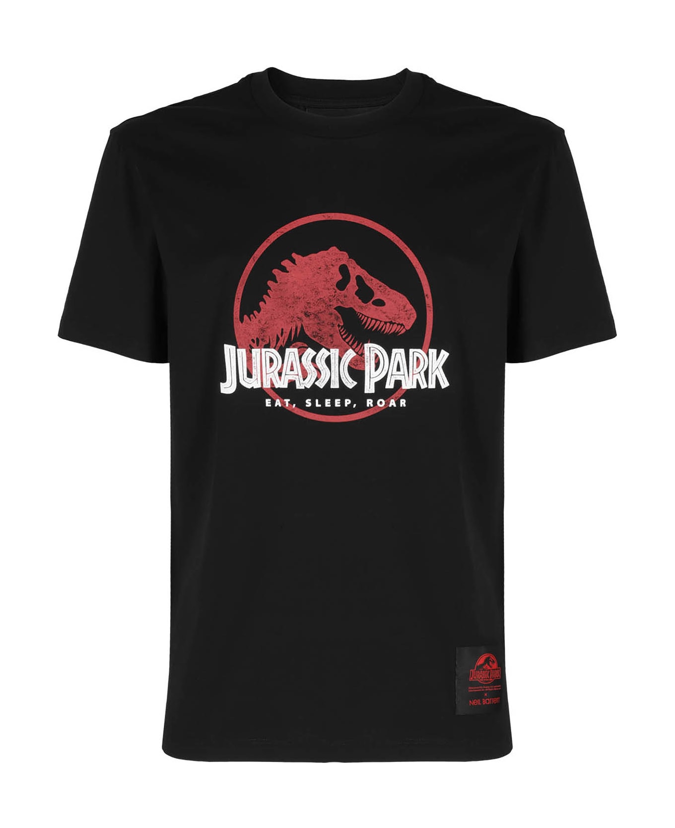 Neil Barrett Jurassic Park Tshirt - Blk Whi Red
