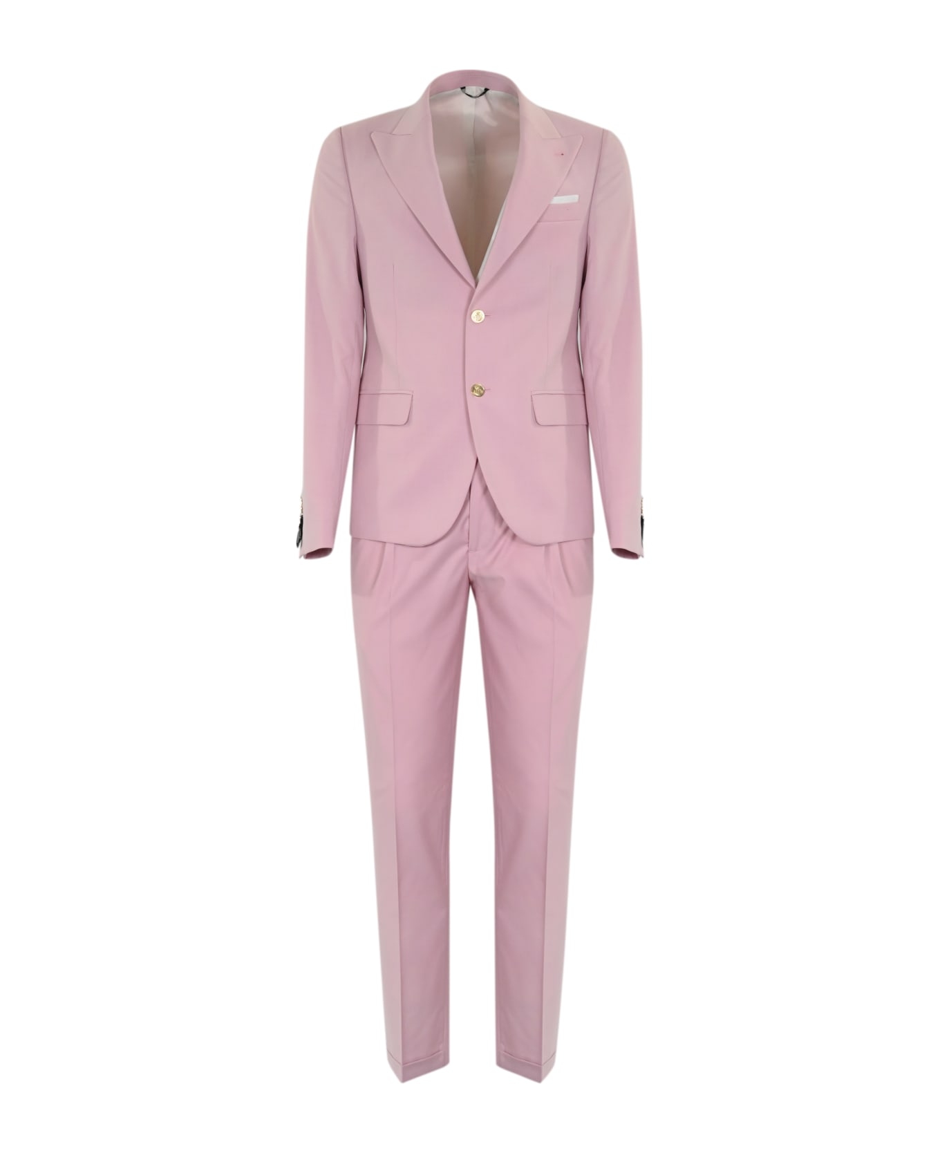 Daniele Alessandrini Pink Single-breasted Suit - Rosa